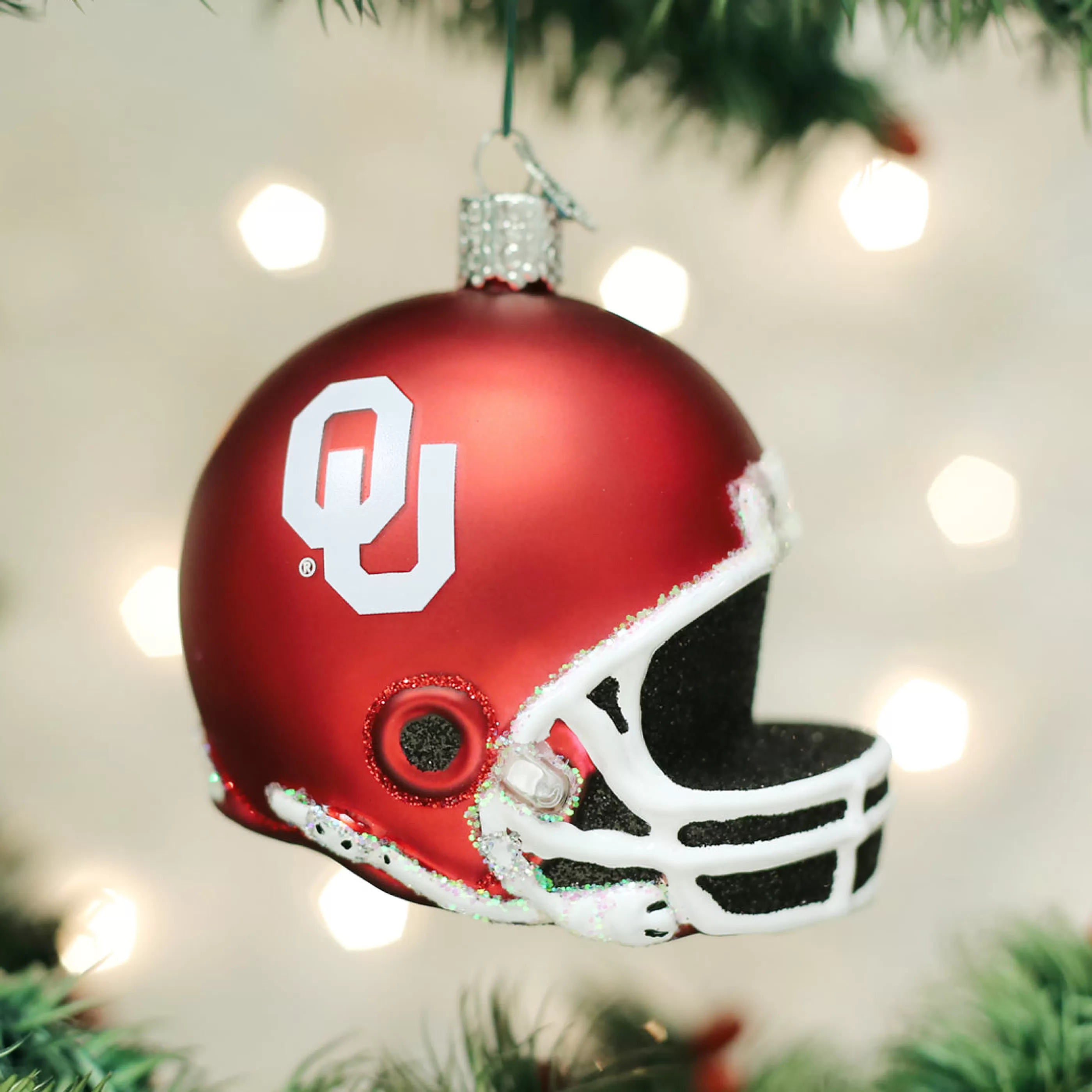 EAST WEST Oklahoma Helmet Ornament