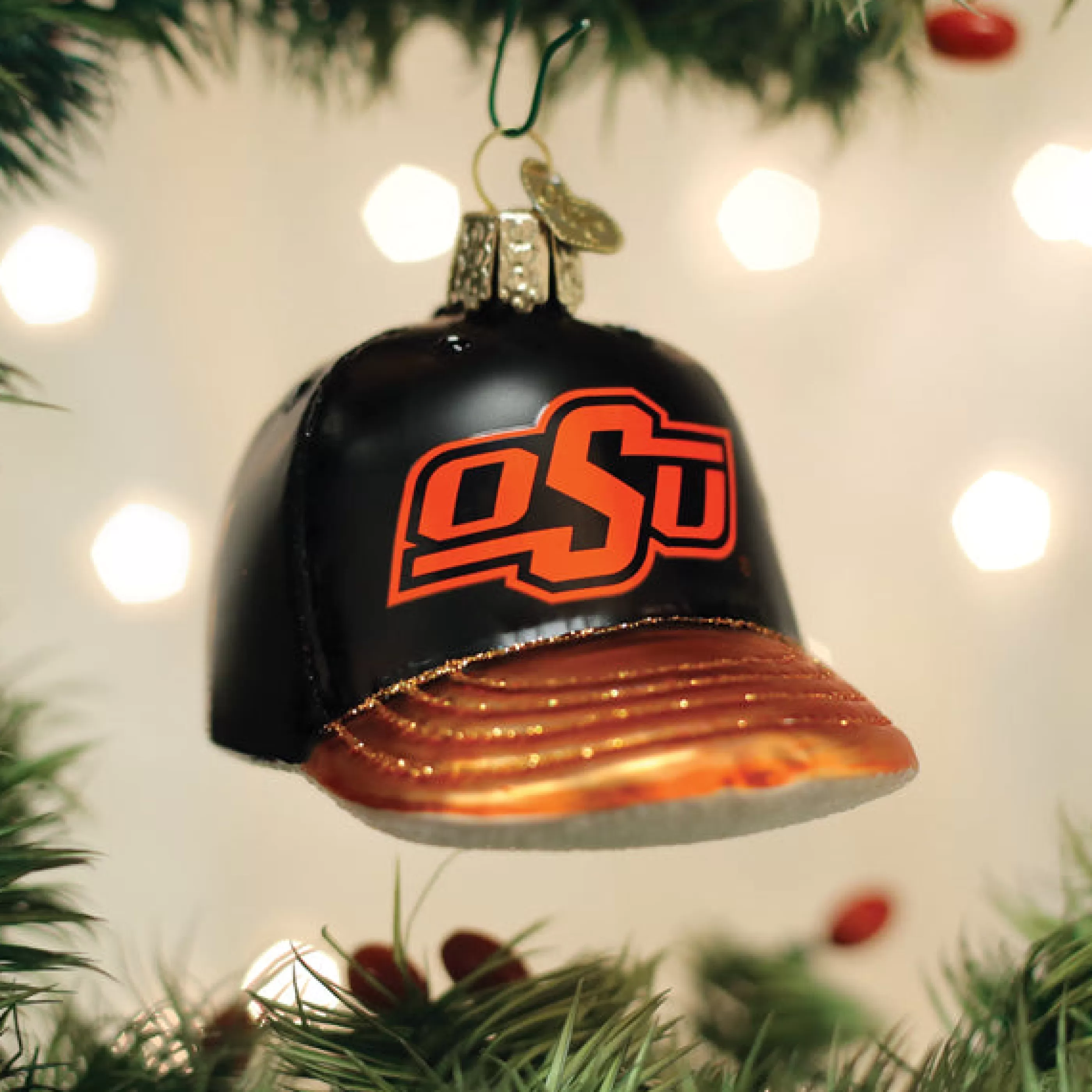 EAST WEST Oklahoma State Baseball Cap Ornament