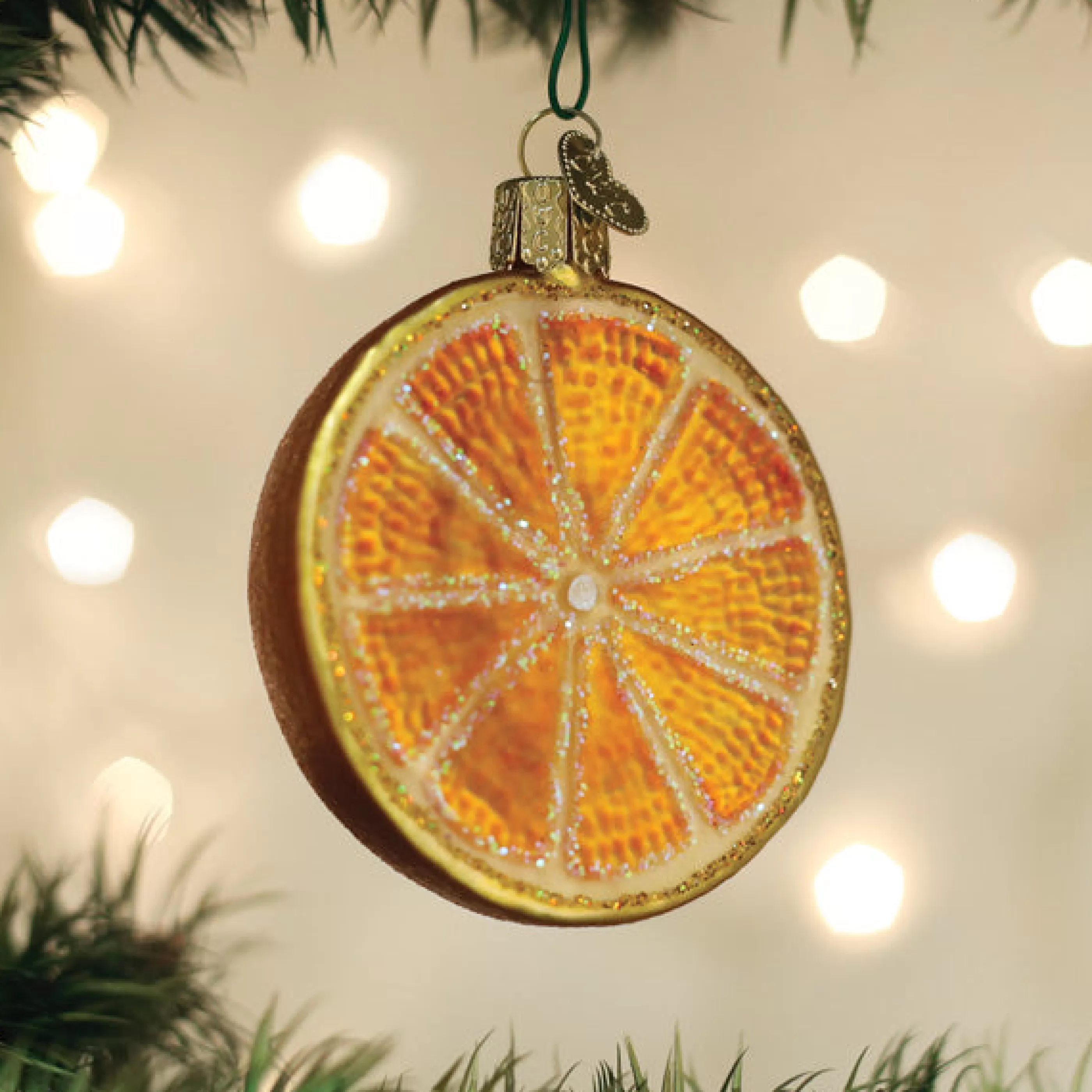 Kasa World Ltd Orange Ornament