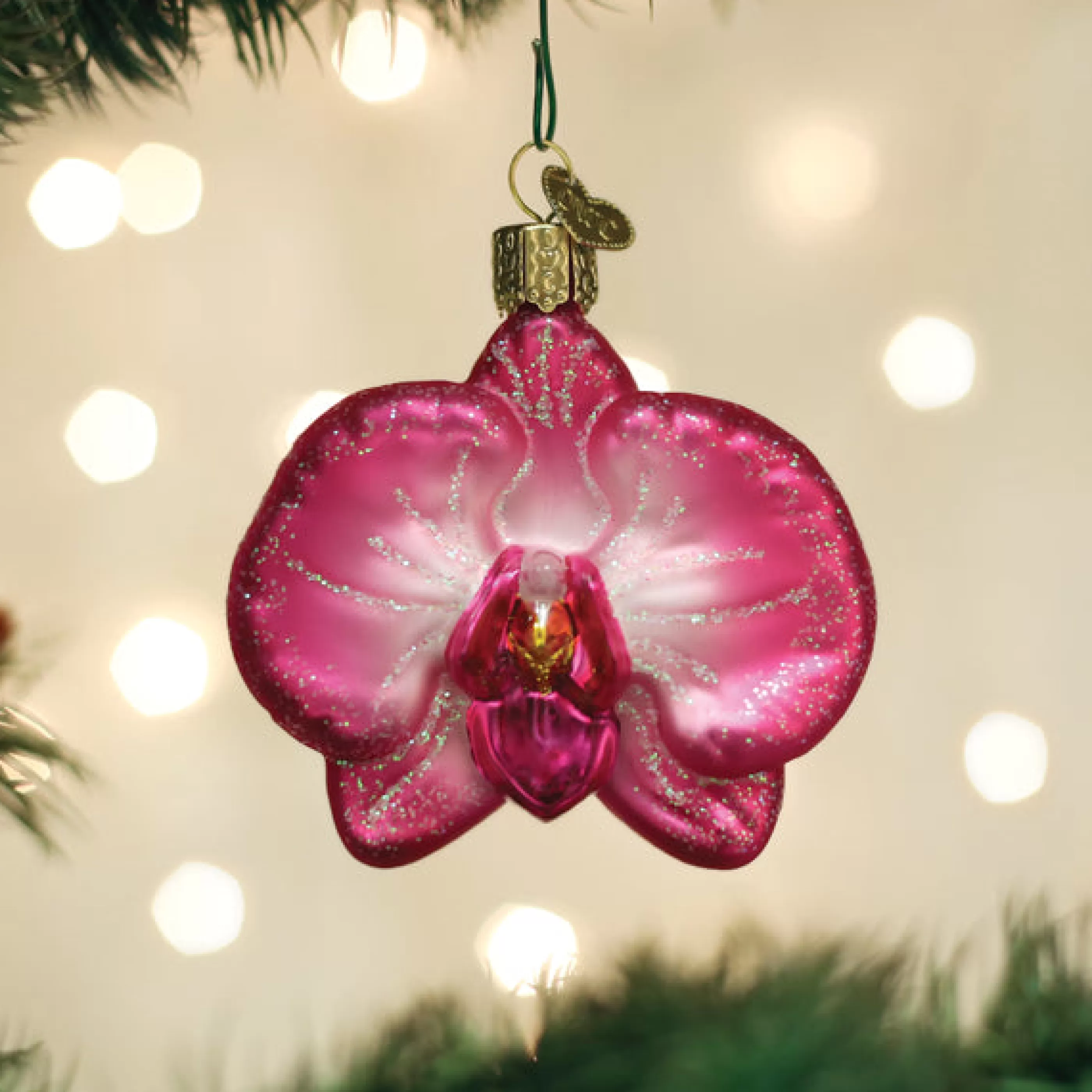 EAST WEST Orchid Ornament