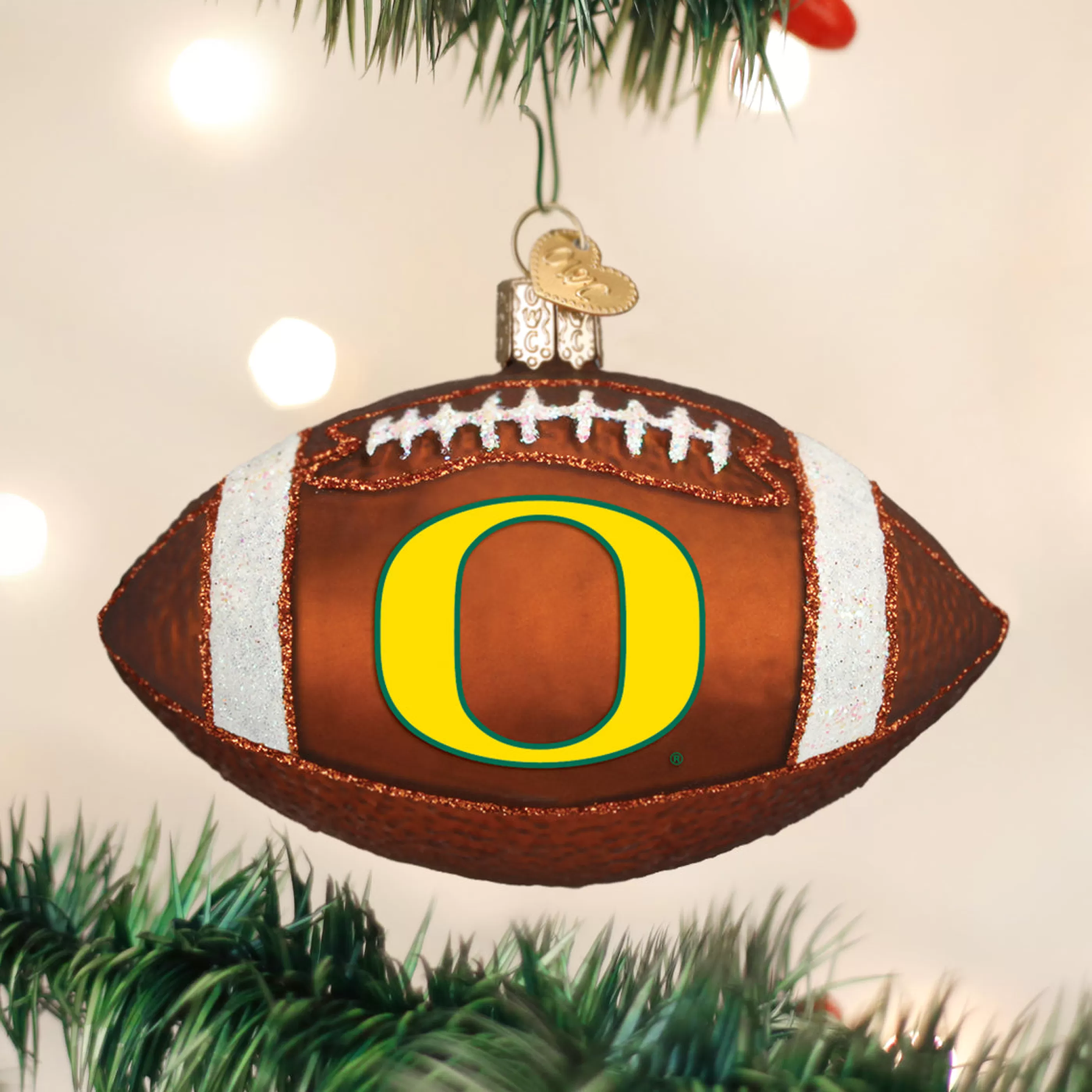 EAST WEST Oregon Football Ornament