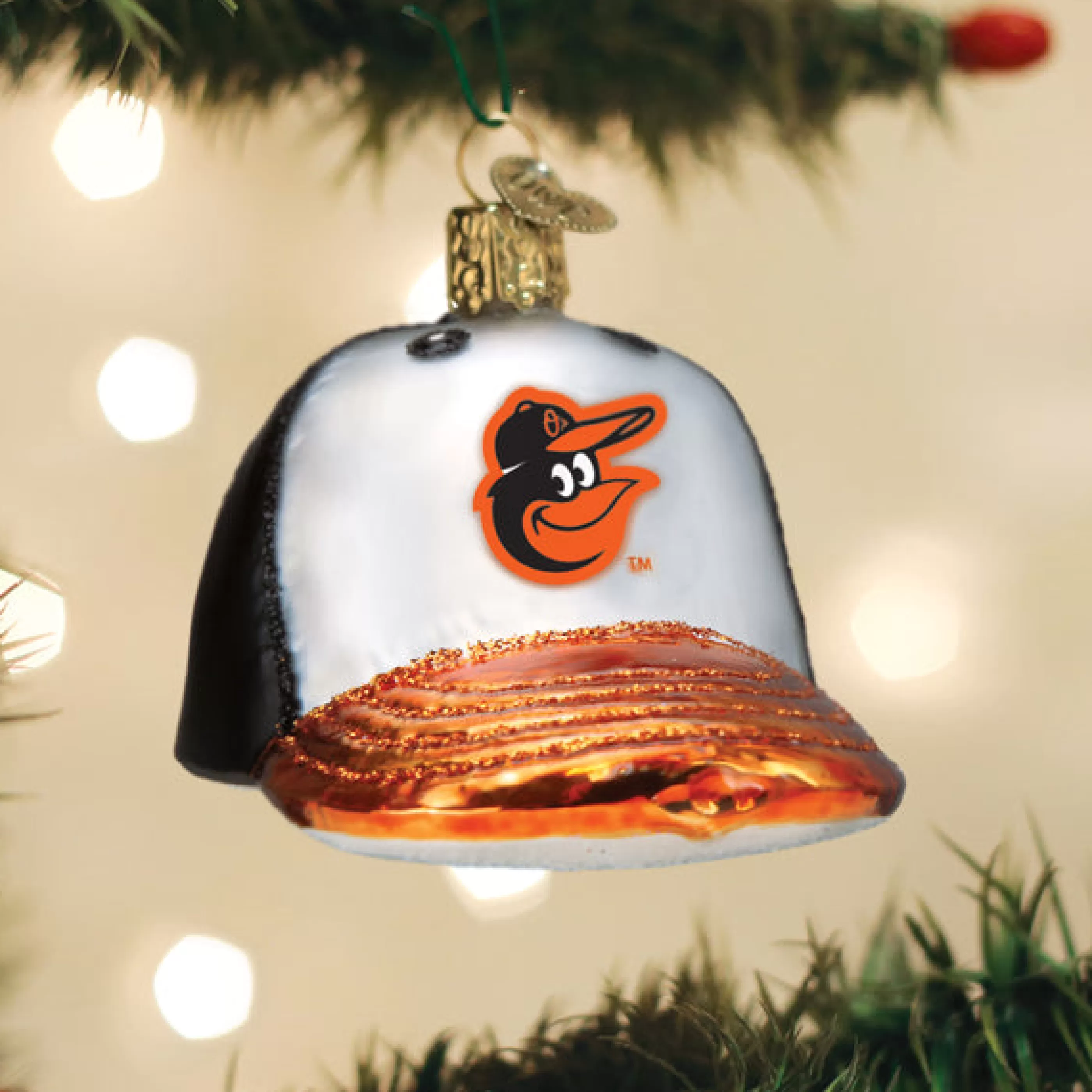 EAST WEST Orioles Baseball Cap Ornament