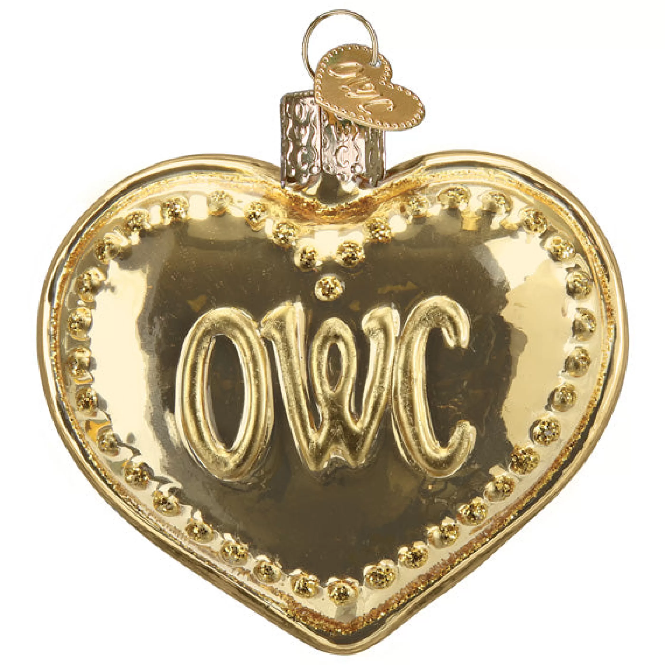 EAST WEST Owc Heart Ornament