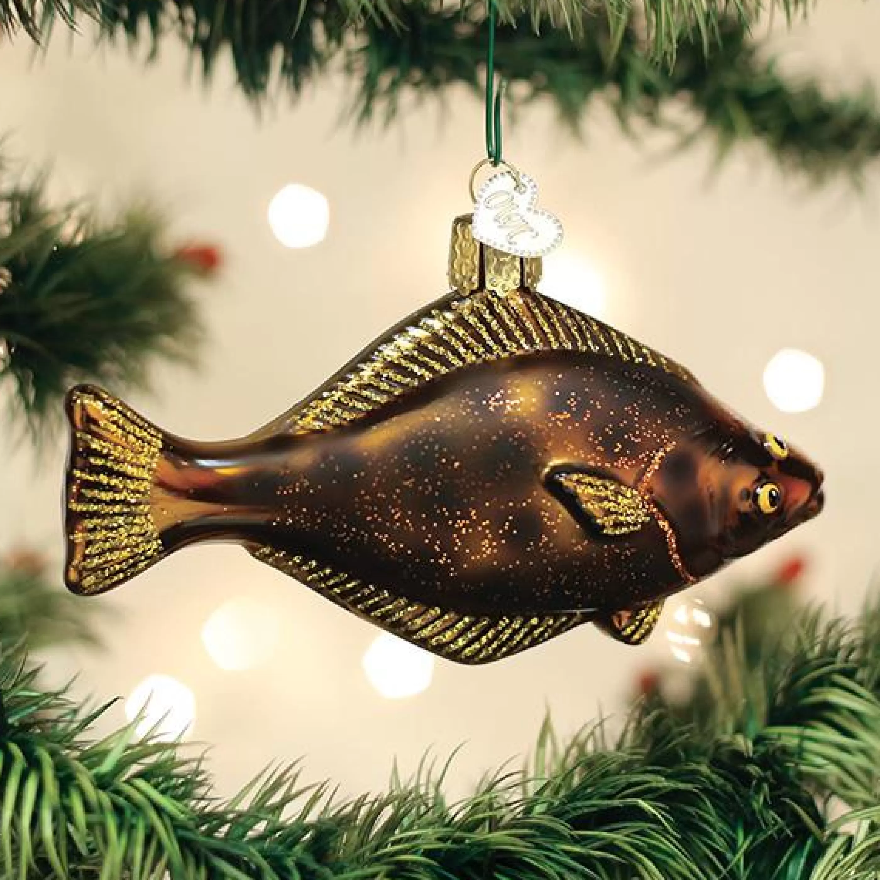 EAST WEST Pacific Halibut Ornament