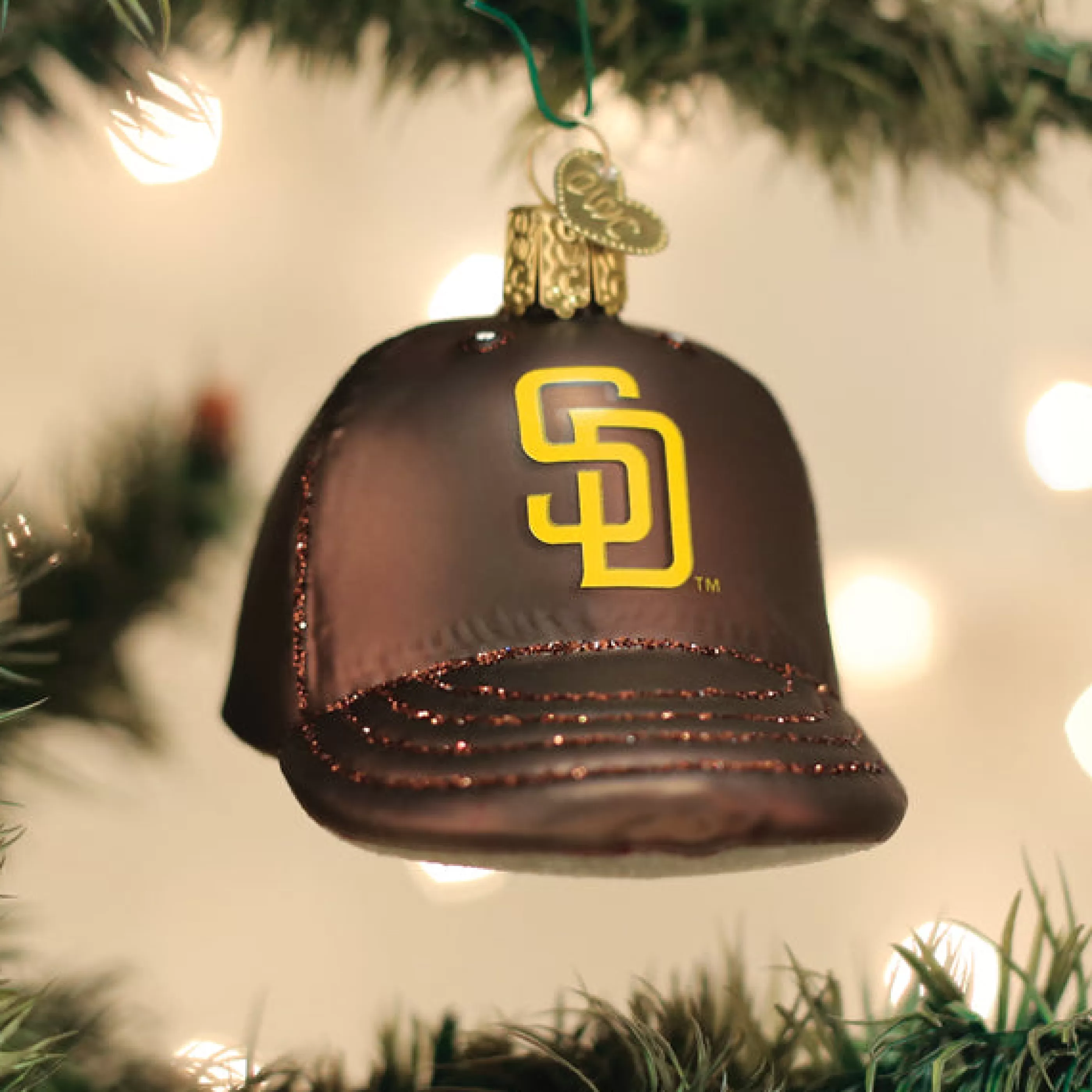 EAST WEST Padres Baseball Cap Ornament