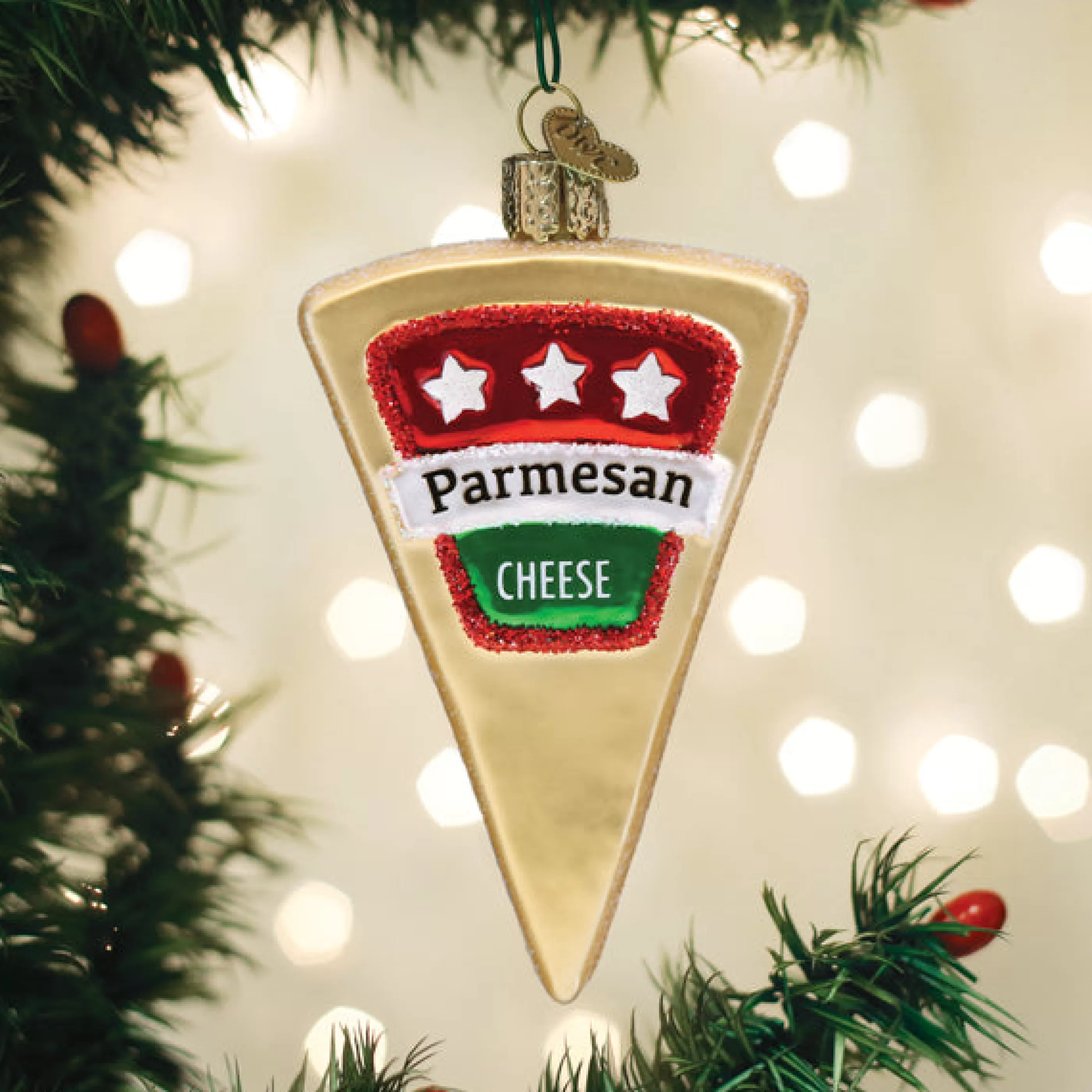 EAST WEST Parmesan Cheese Ornament