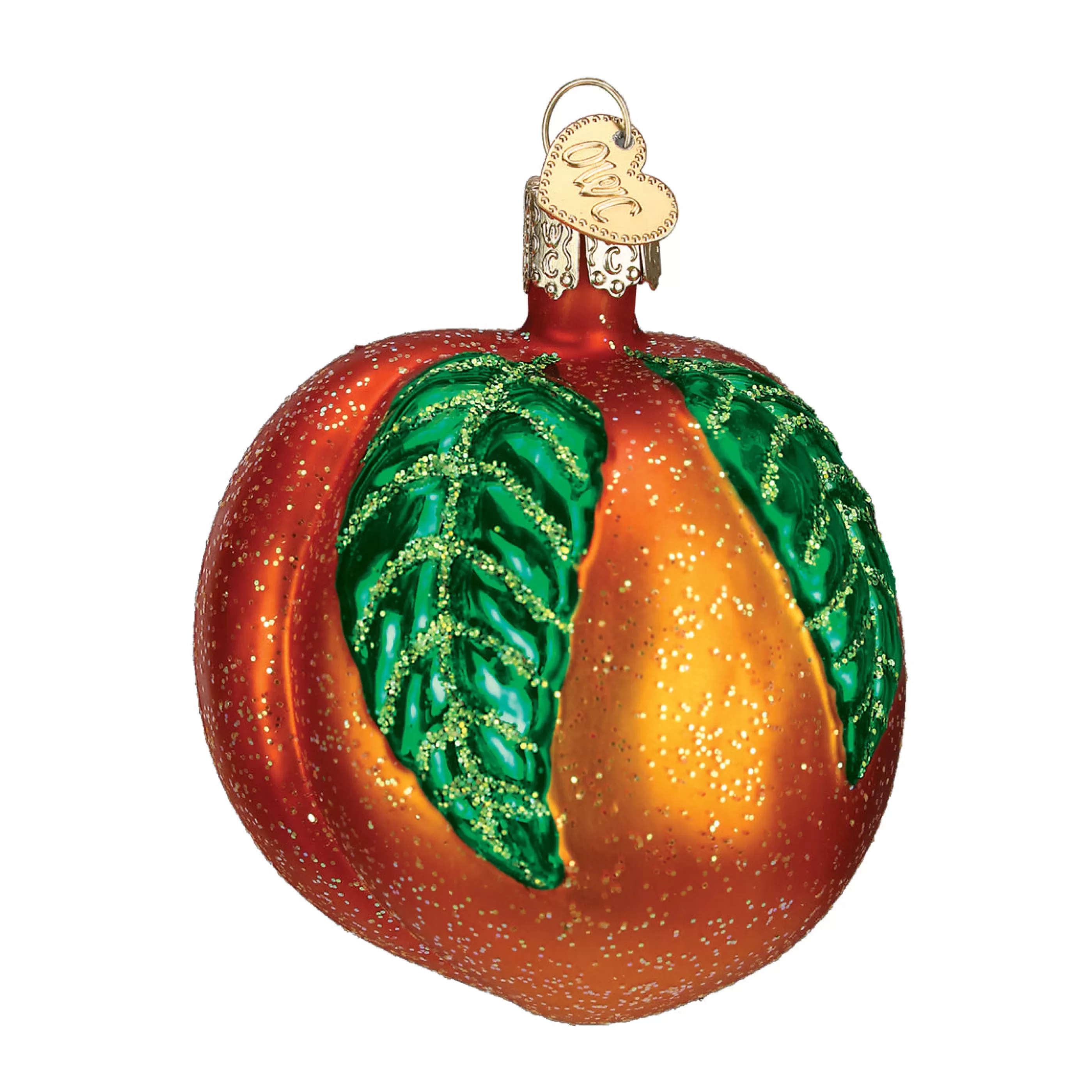 Kasa World Ltd Peach Ornament