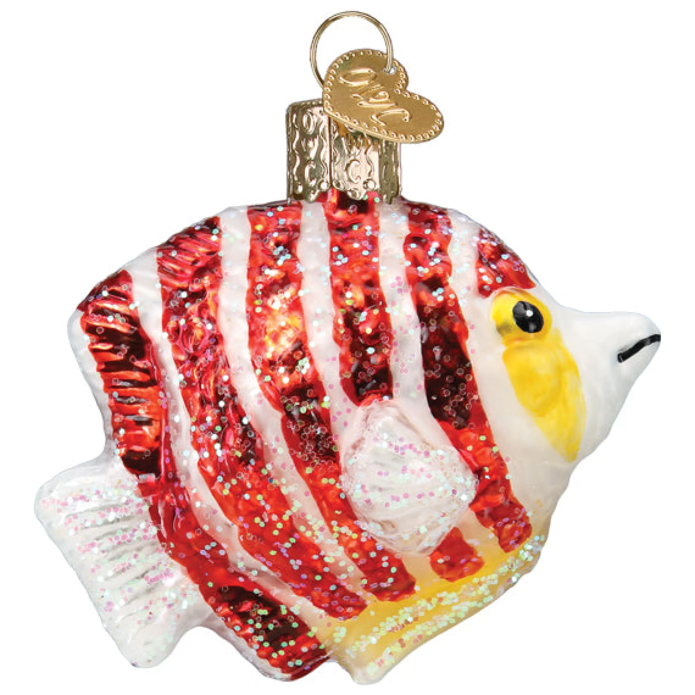 Kasa World Ltd Peppermint Angelfish Ornament