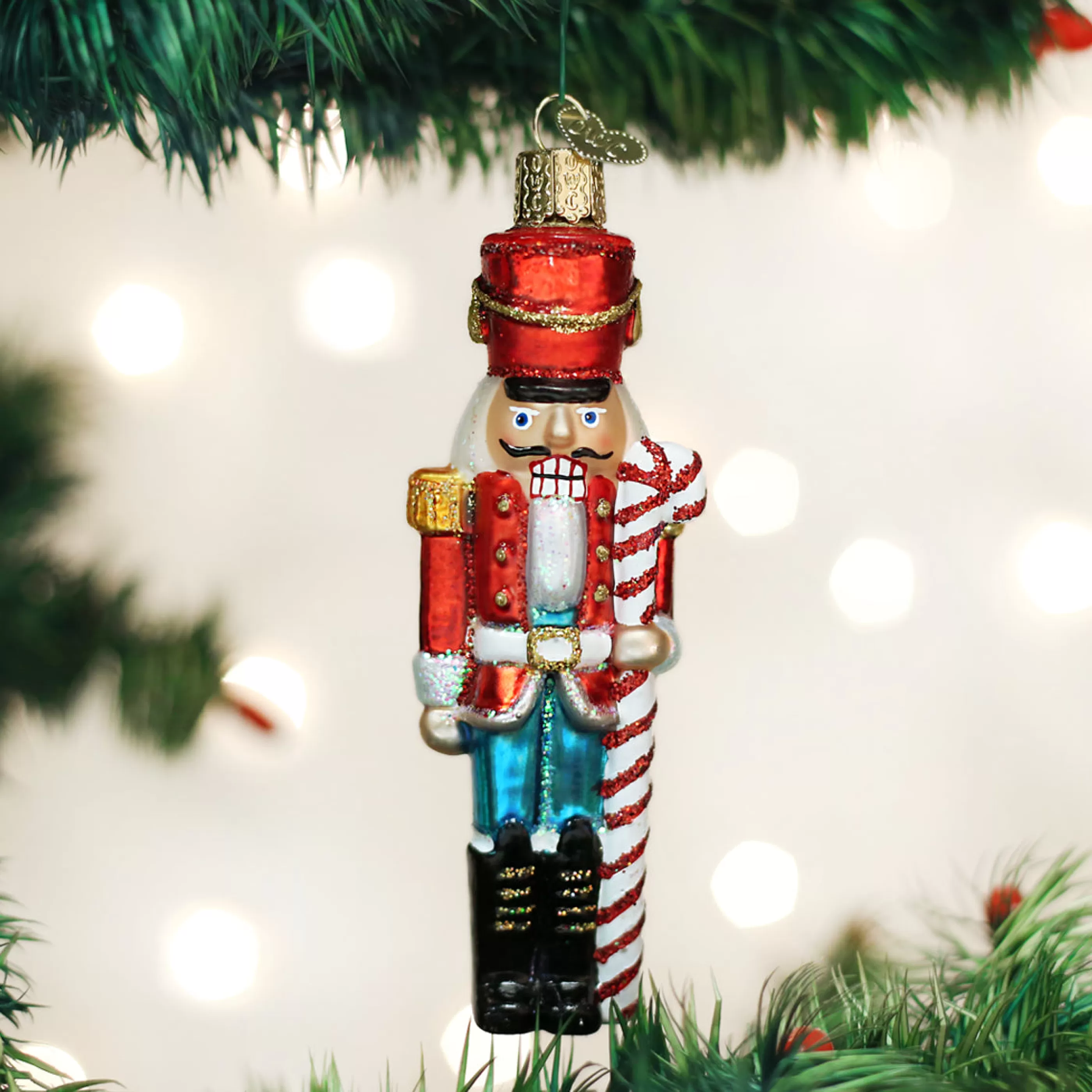 Kasa World Ltd Peppermint Nutcracker Ornament