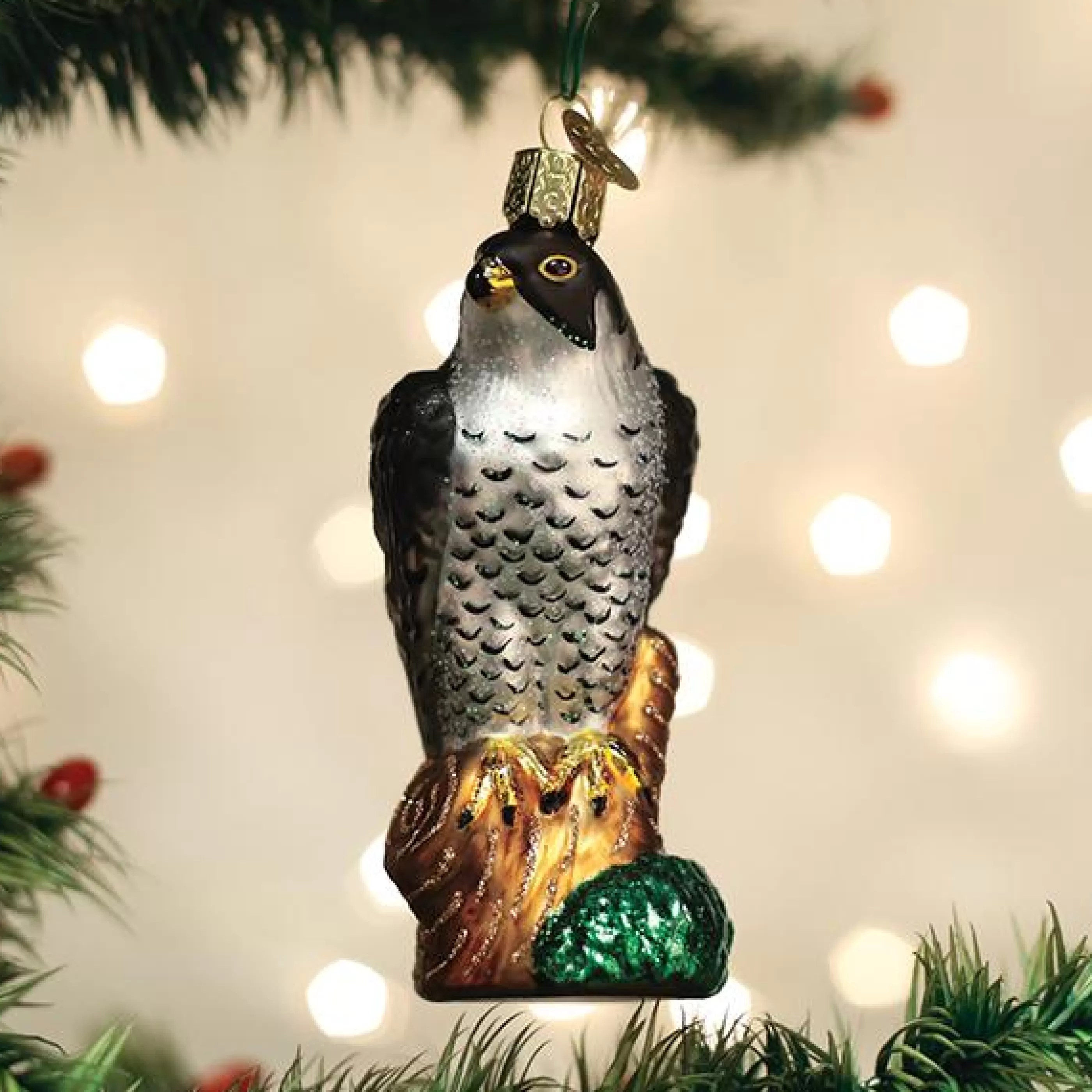 EAST WEST Peregrine Falcon Ornament