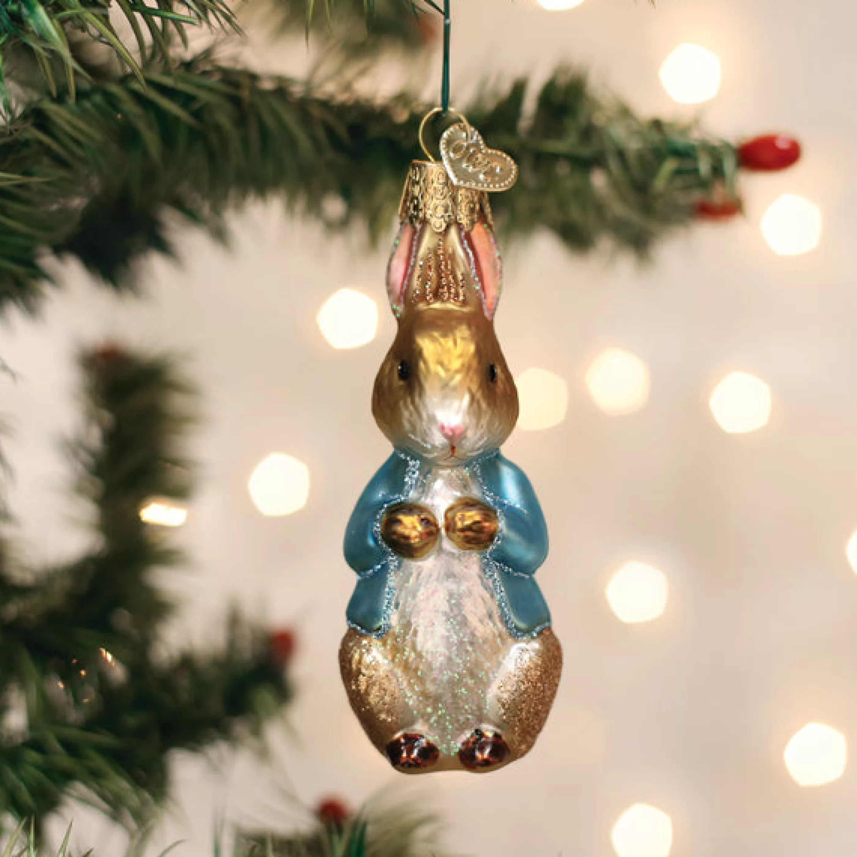 EAST WEST Peter Rabbit Ornament