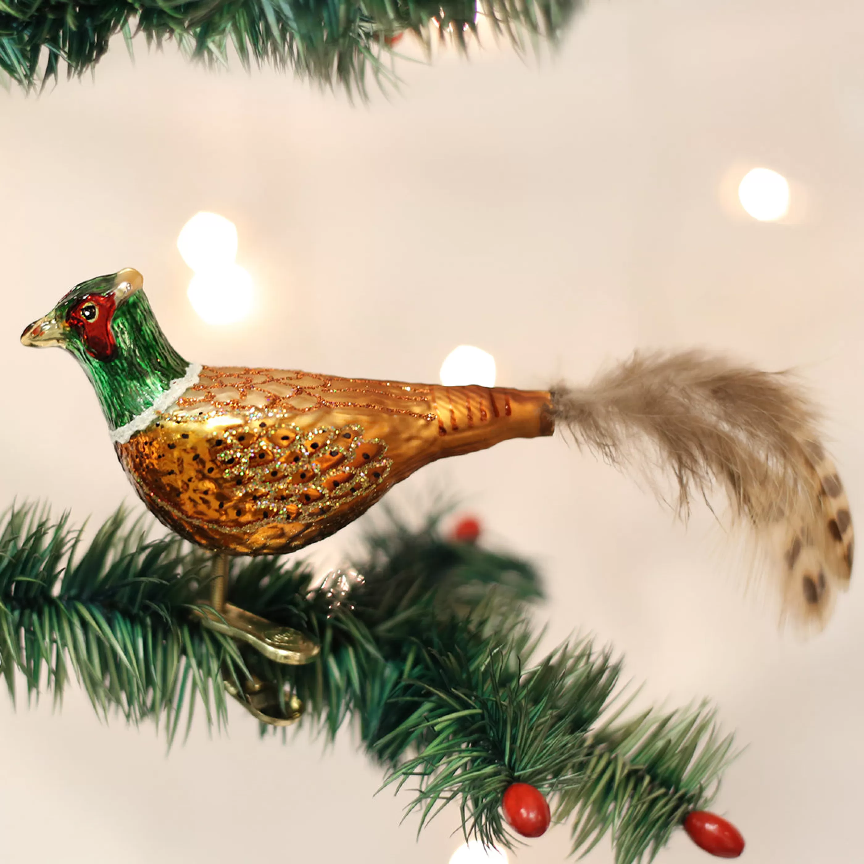 EAST WEST Pheasant Ornament