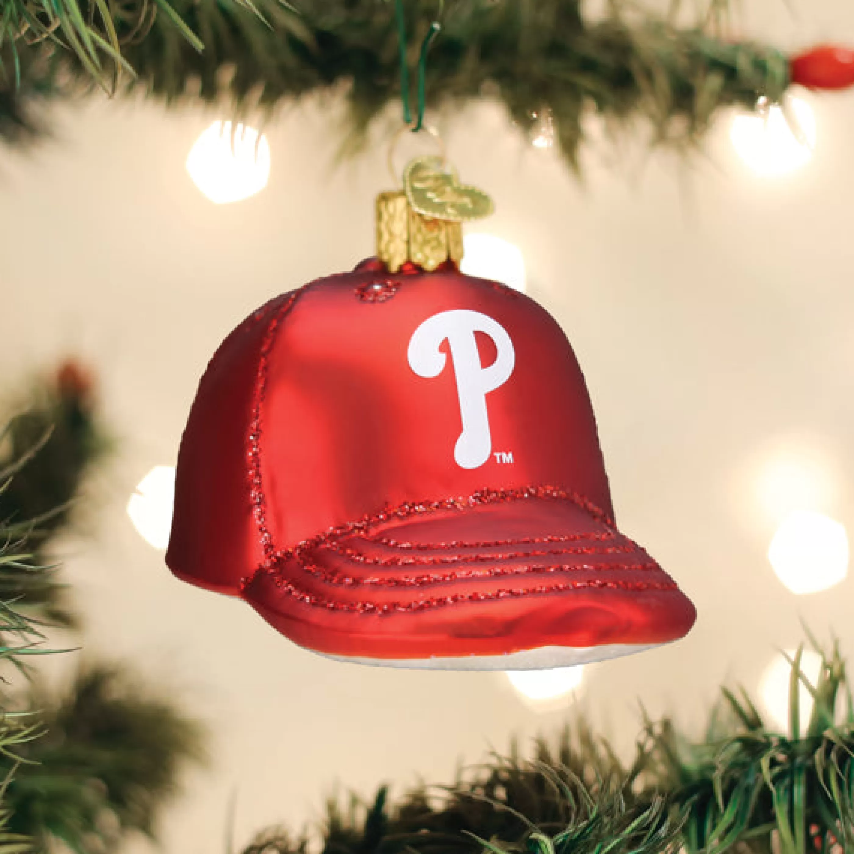 EAST WEST Phillies Baseball Cap Ornament