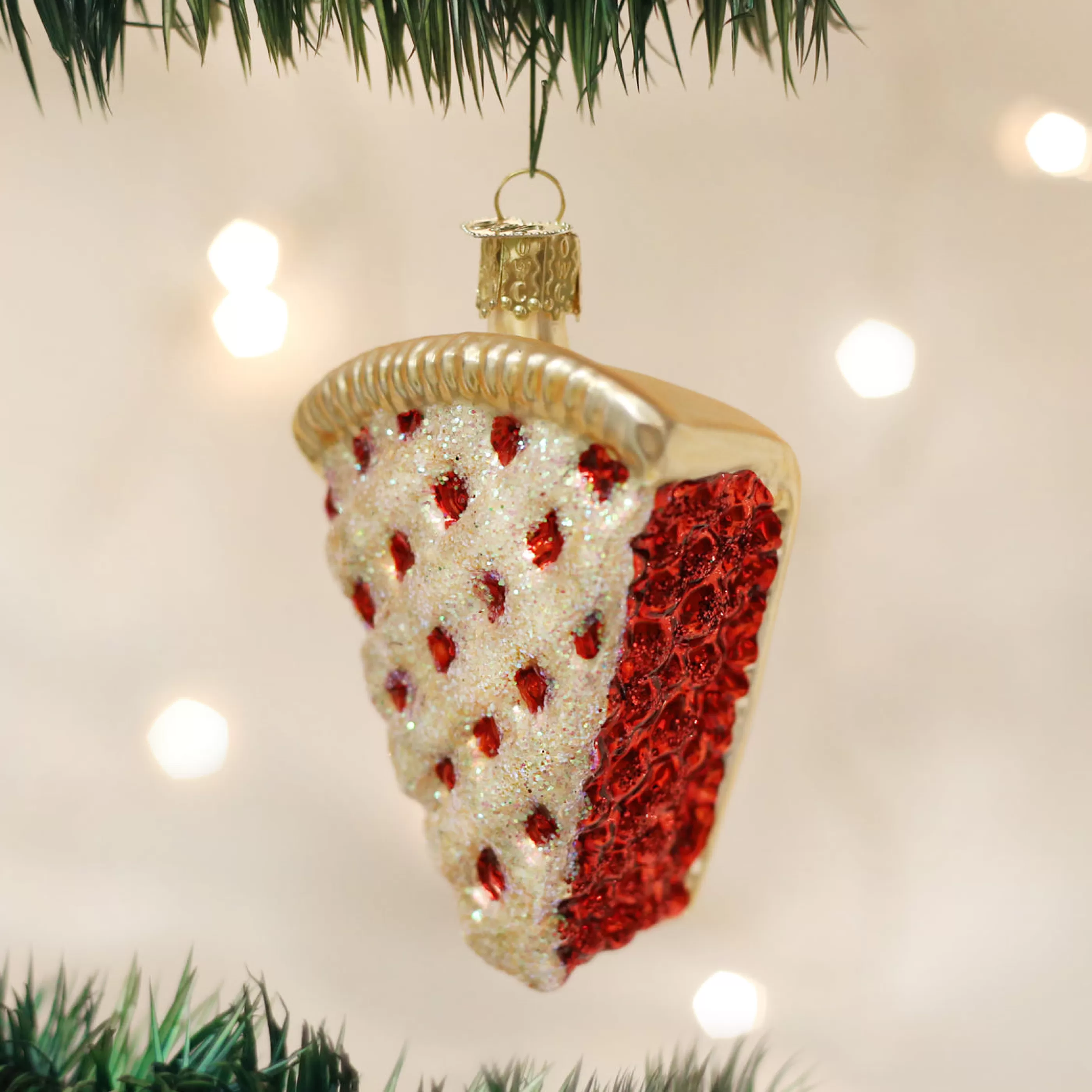 Kasa World Ltd Piece Of Cherry Pie Ornament