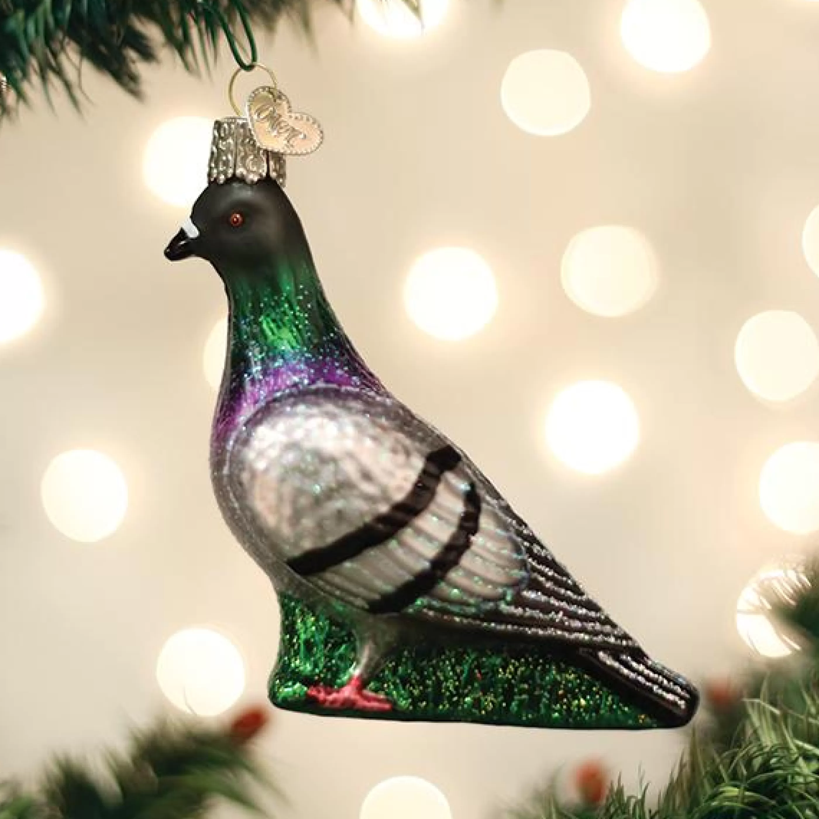 EAST WEST Pigeon Ornament