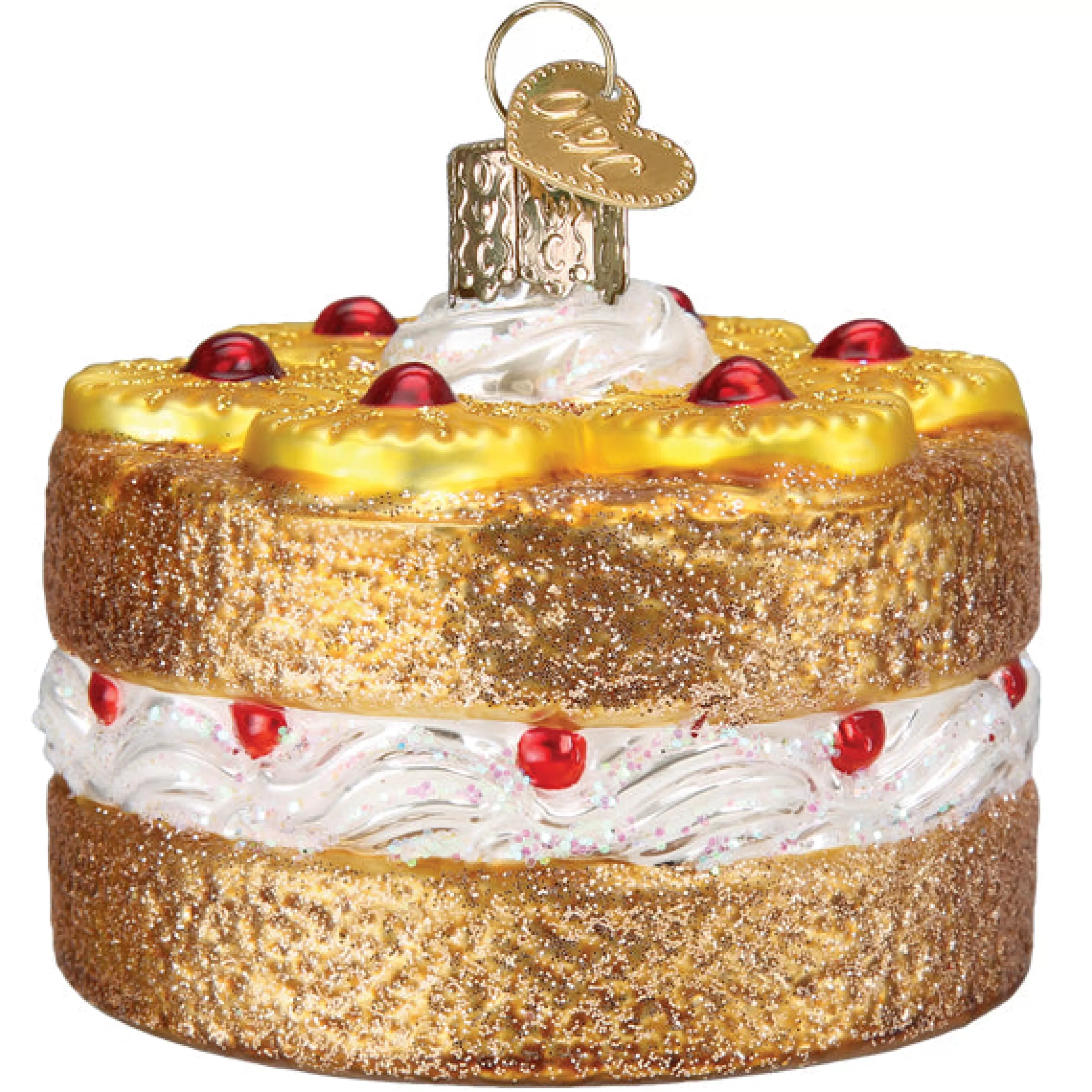 Kasa World Ltd Pineapple Upsidedown Cake Ornament