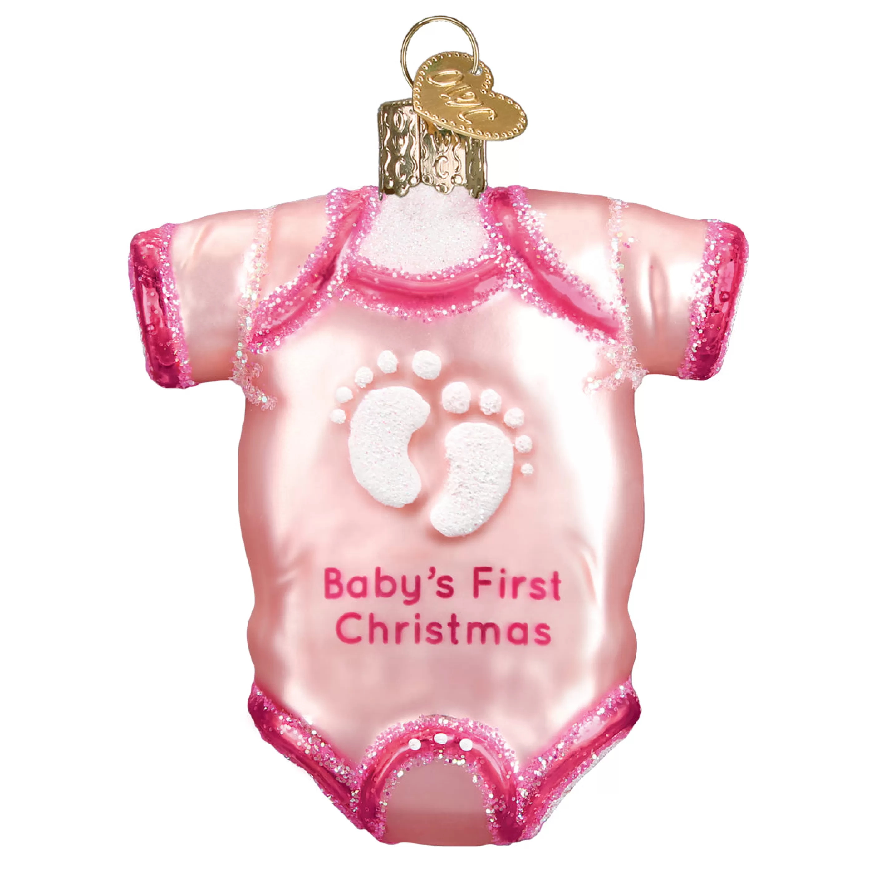 Kasa World Ltd Pink Baby Onesie Ornament