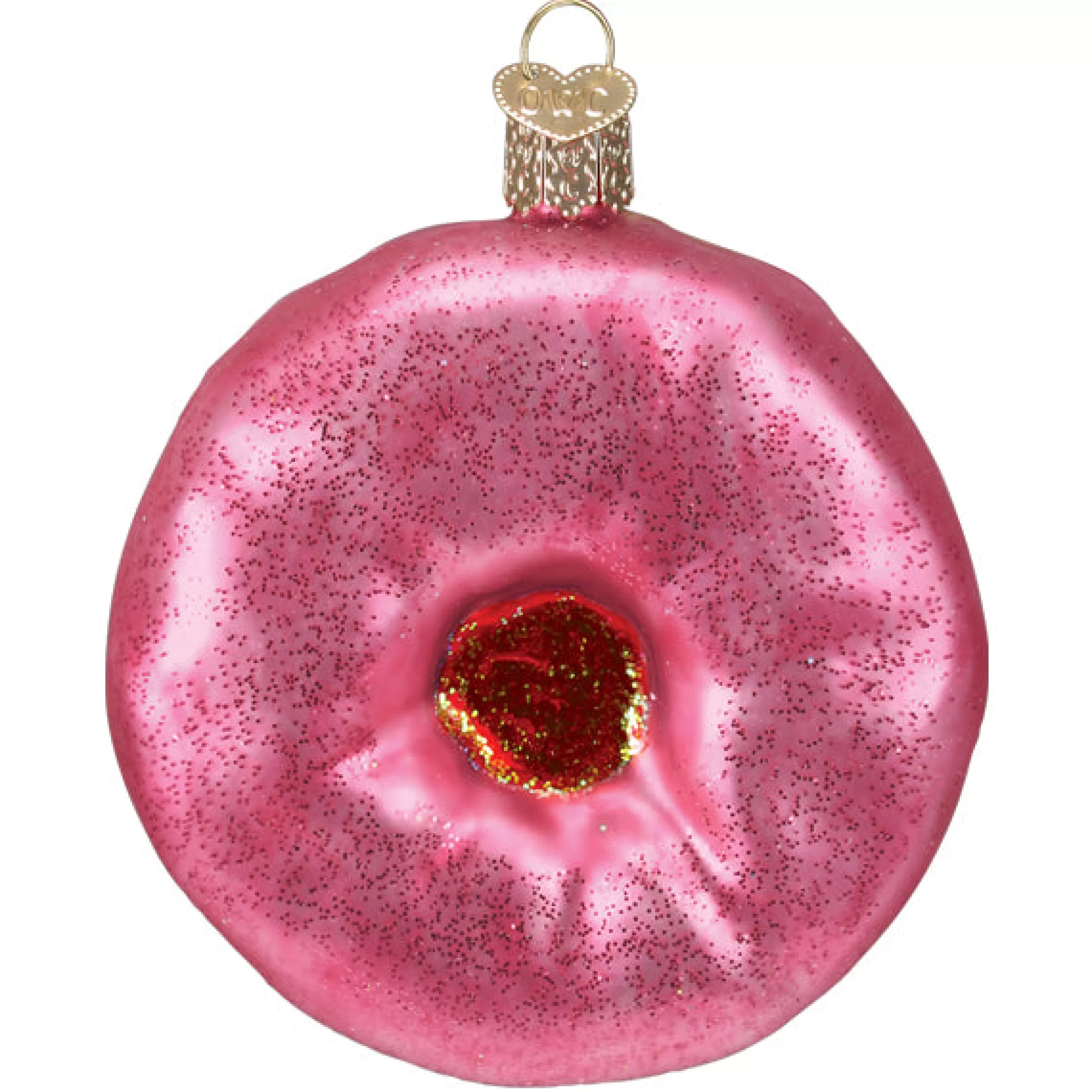 Kasa World Ltd Pink Frosted Donut Ornament