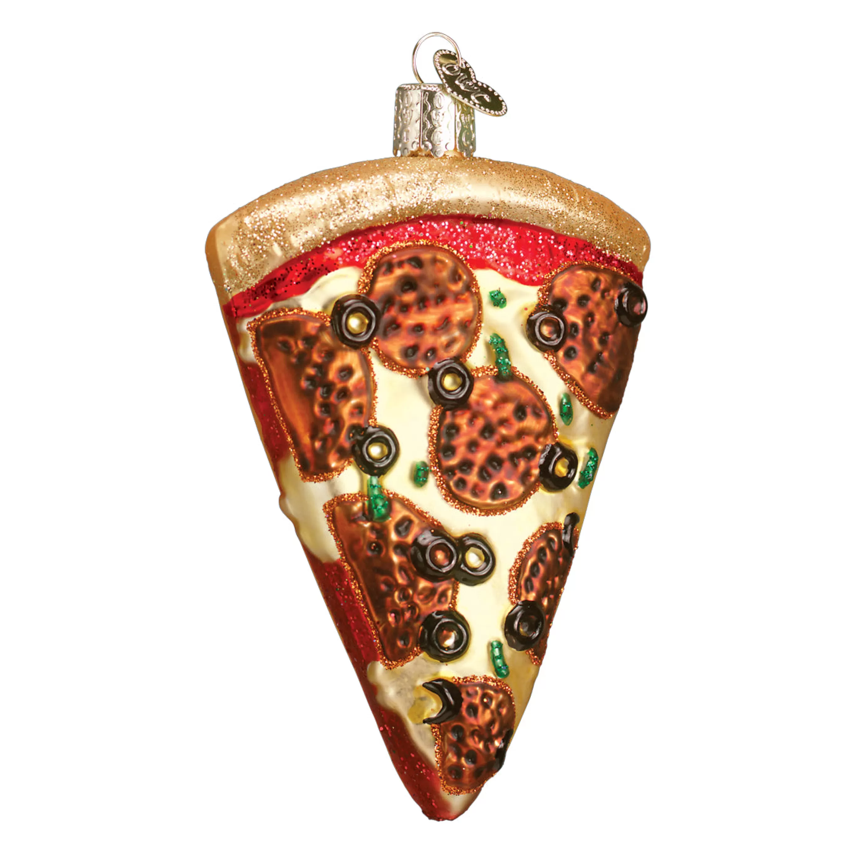 EAST WEST Pizza Slice Ornament