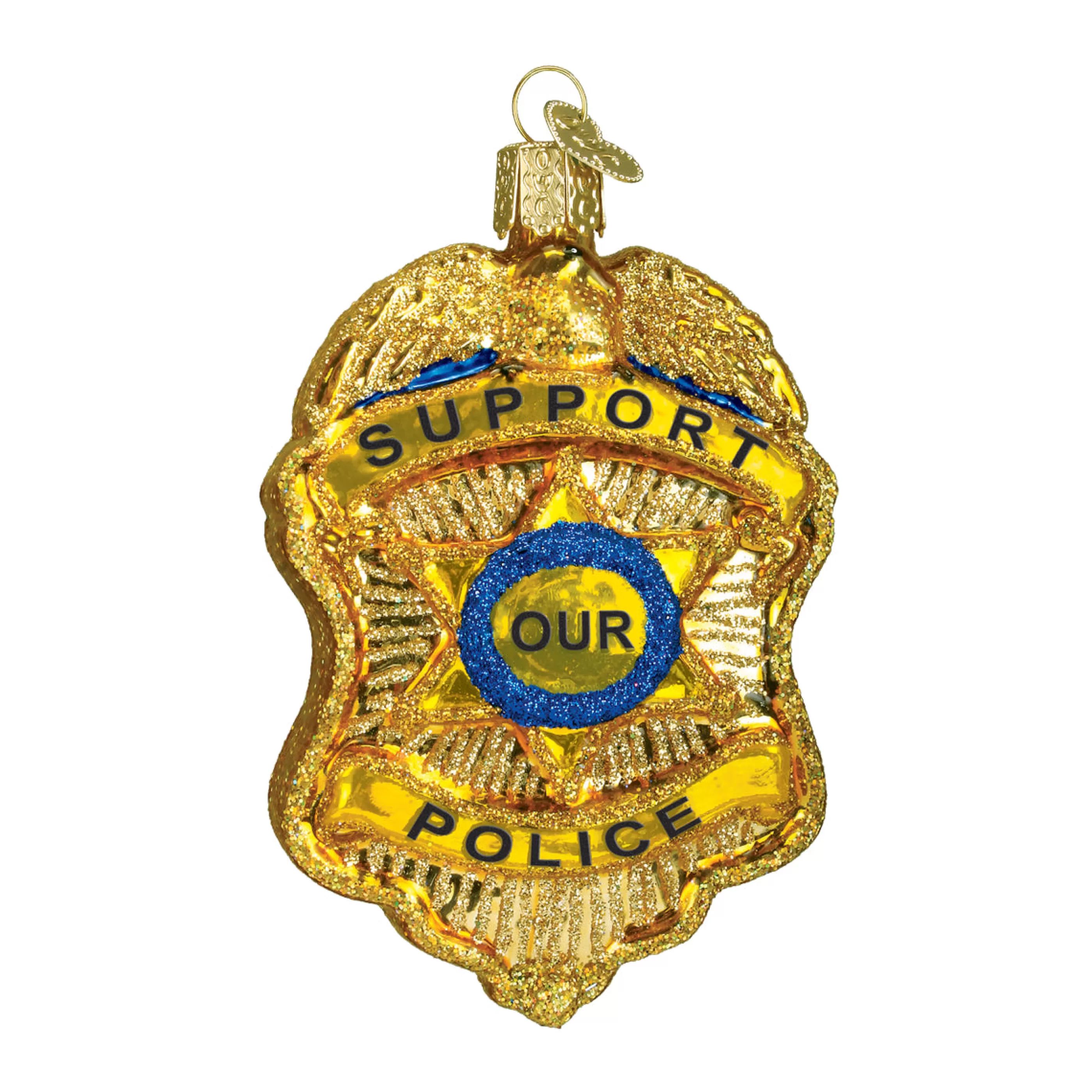 Kasa World Ltd Police Badge Ornament