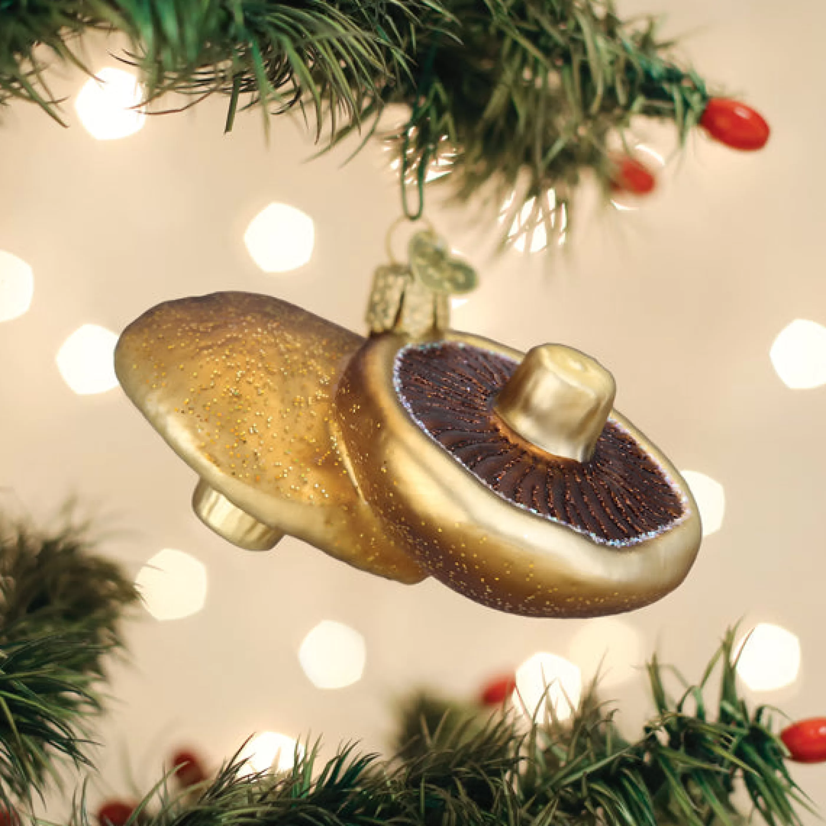 EAST WEST Portobello Mushrooms Ornament