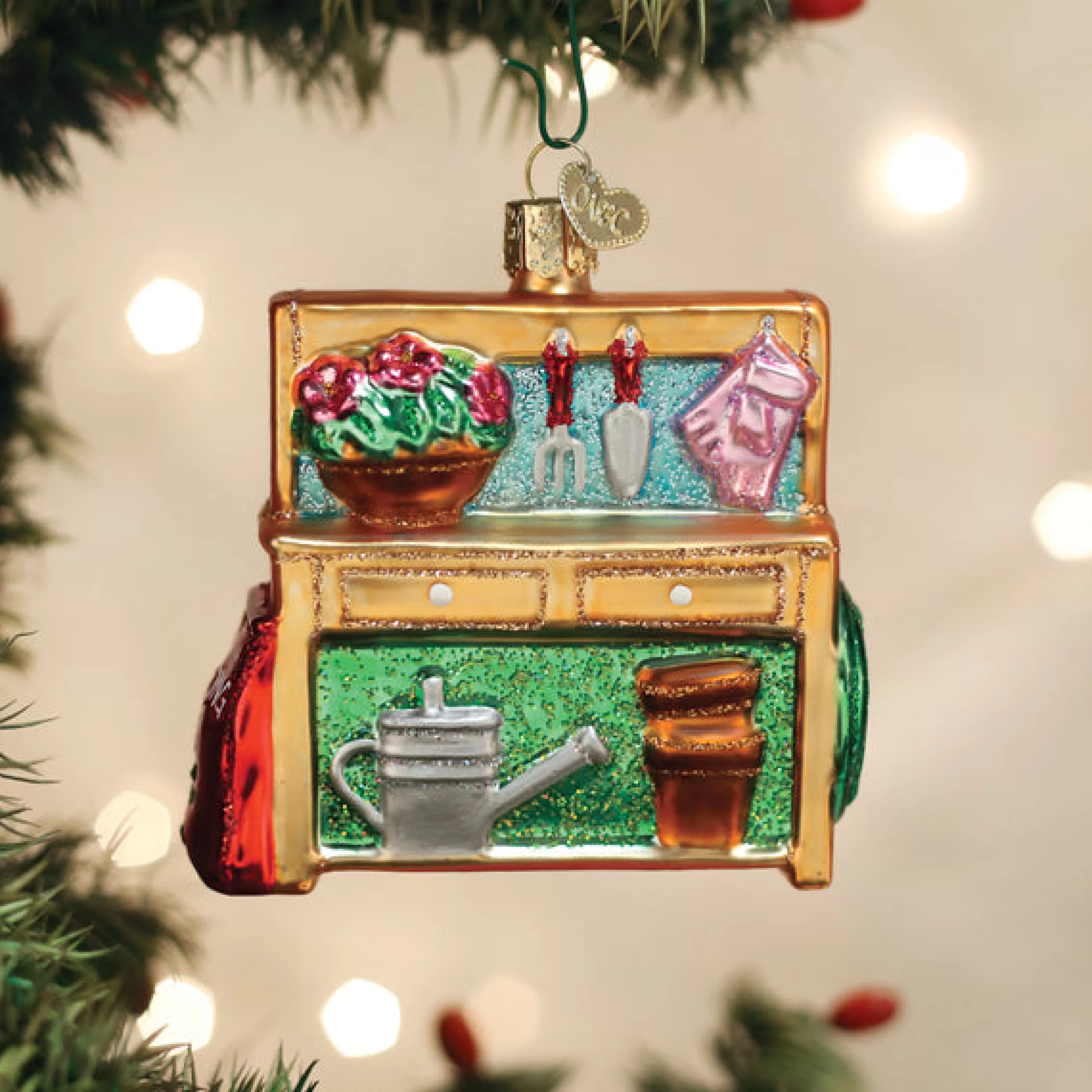 EAST WEST Potting Bench Ornament