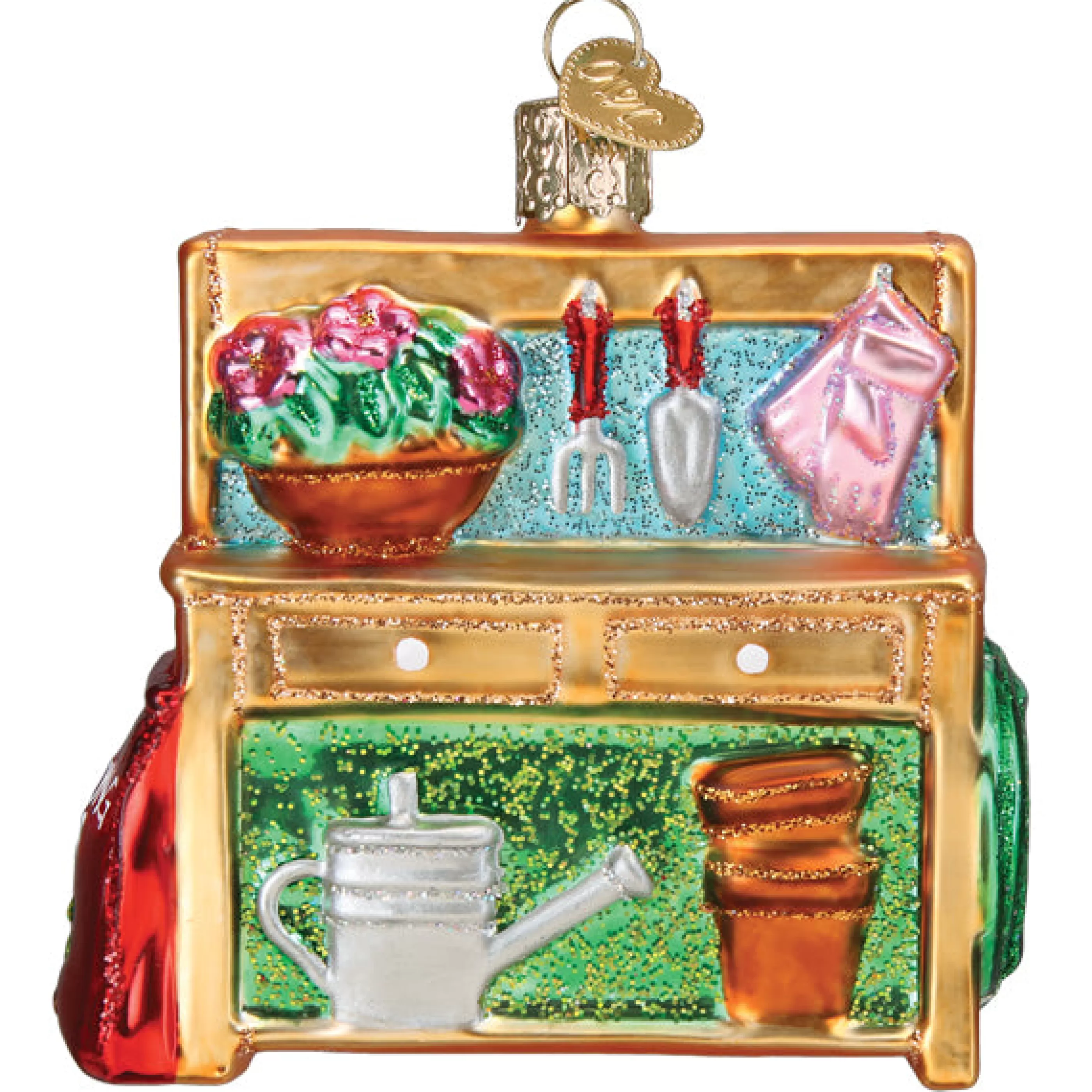 EAST WEST Potting Bench Ornament