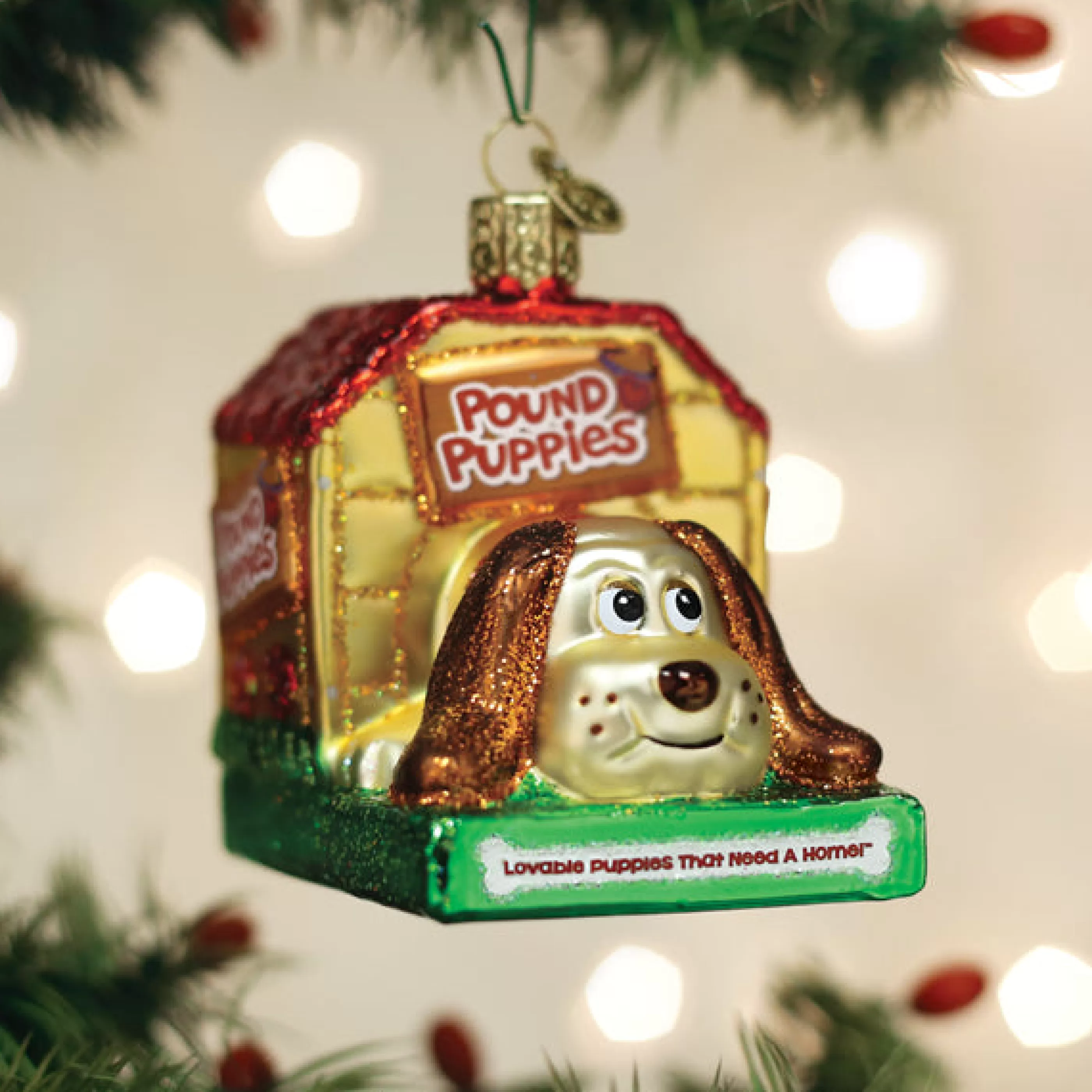 EAST WEST Pound Puppies Ornament