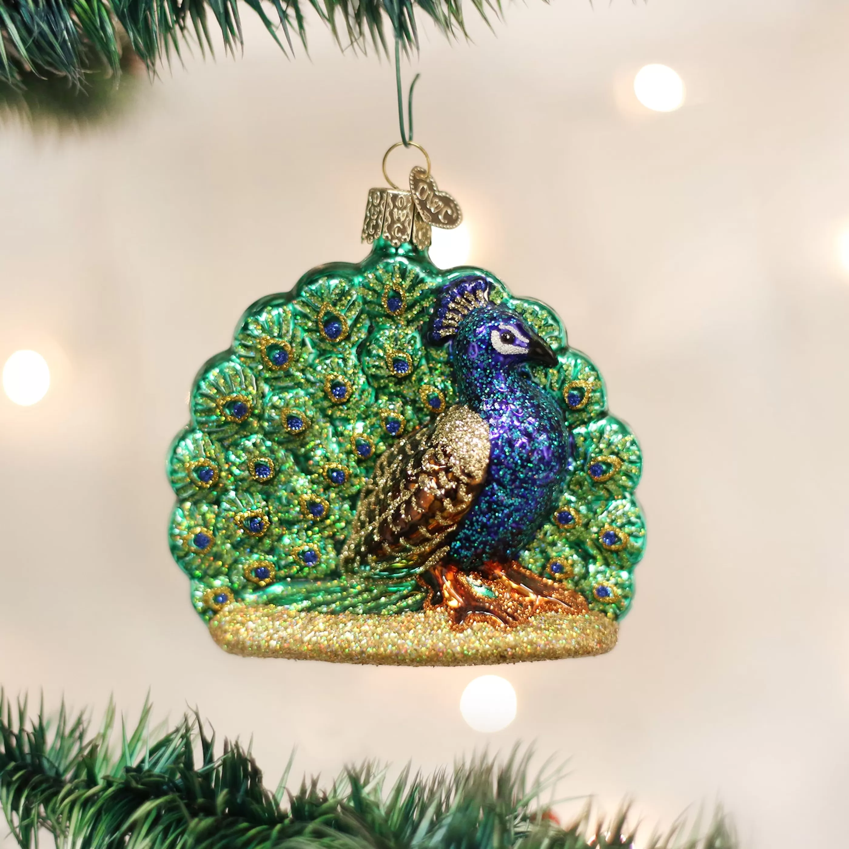 Kasa World Ltd Proud Peacock Christmas Ornament