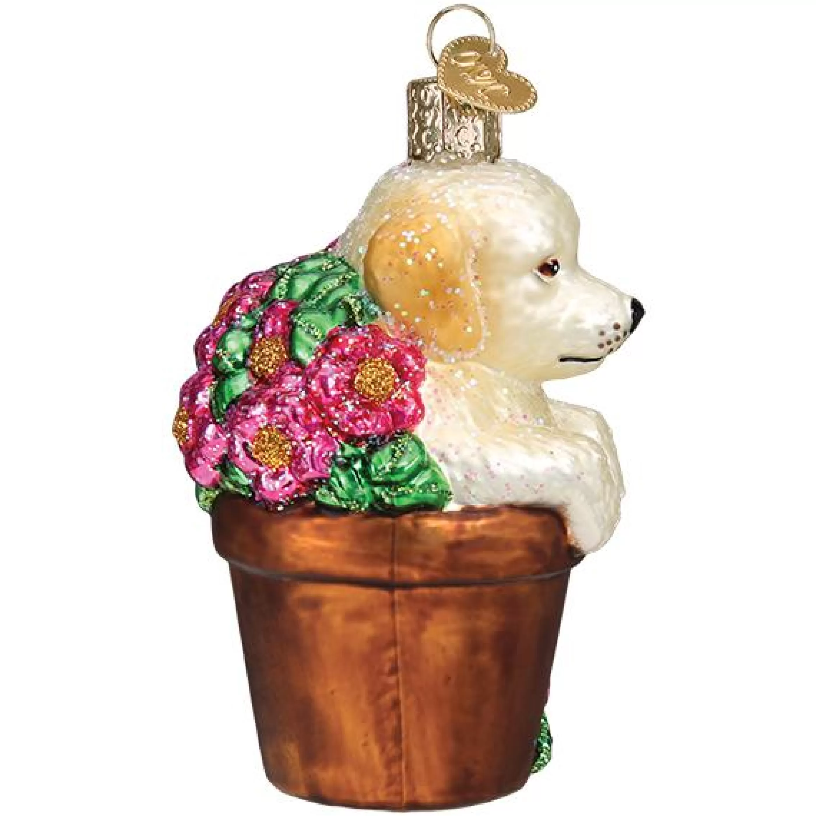 Kasa World Ltd Puppy In Flower Pot