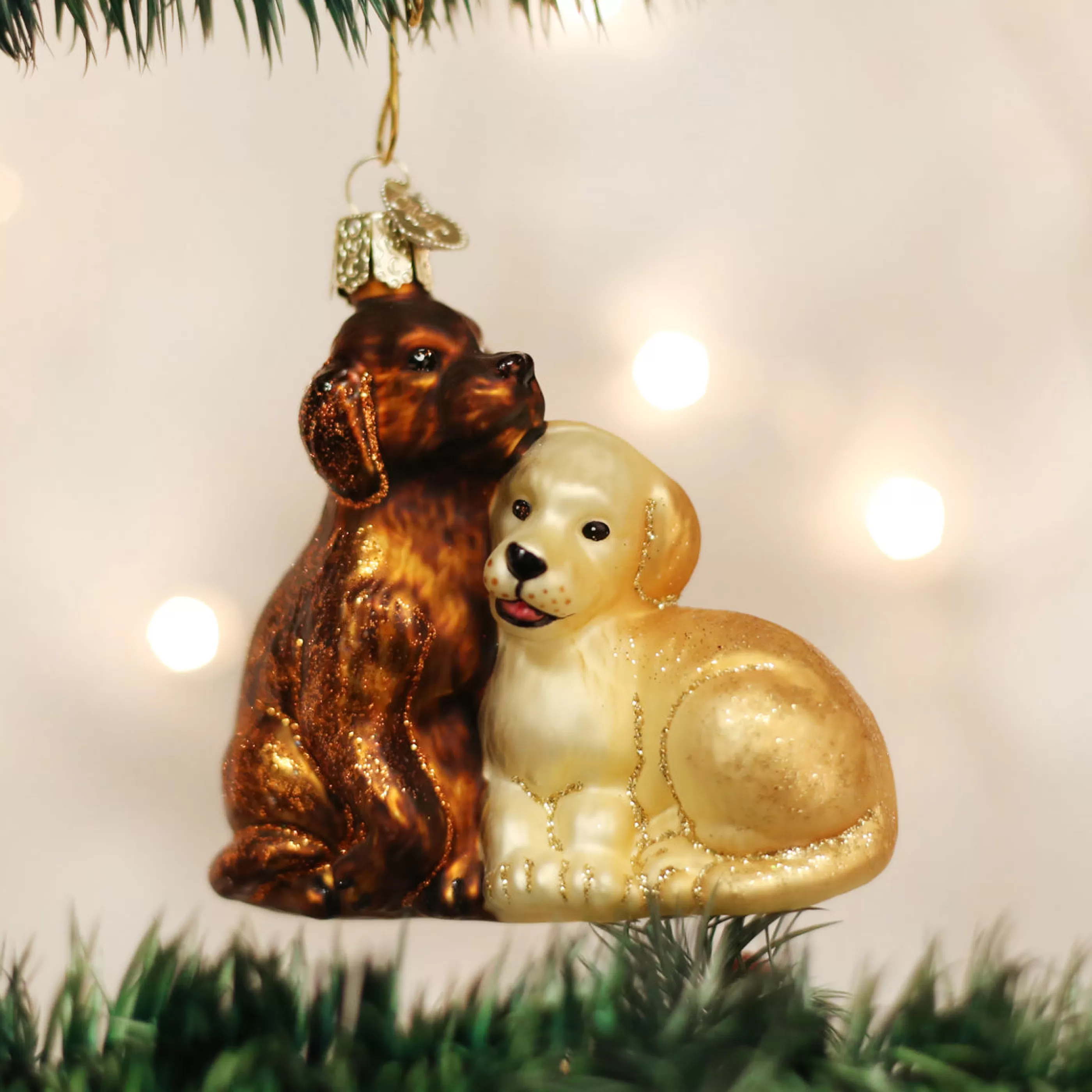 EAST WEST Puppy Love Ornament