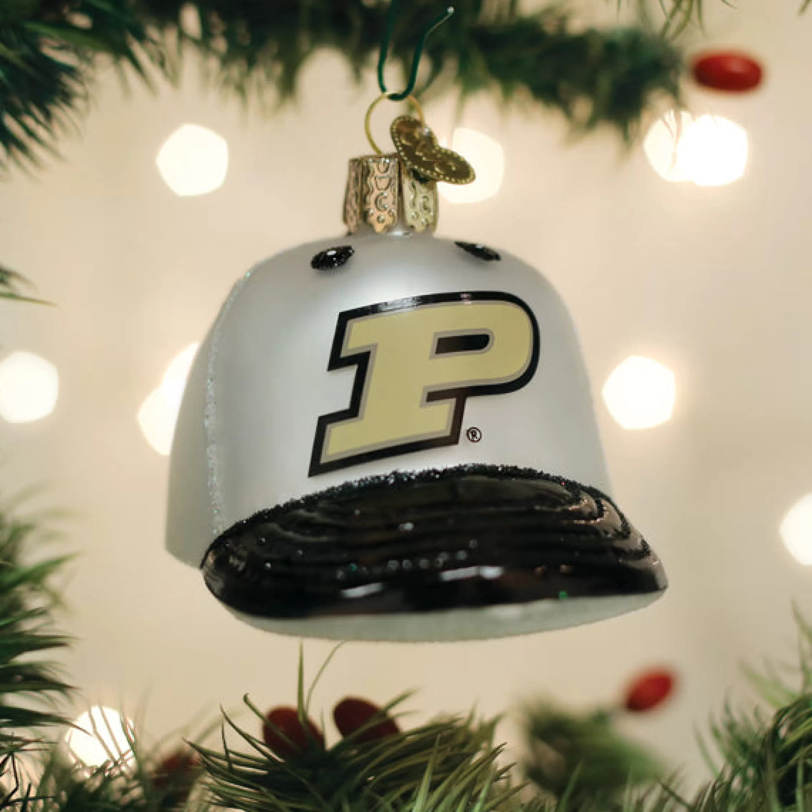 EAST WEST Purdue Baseball Cap Ornament