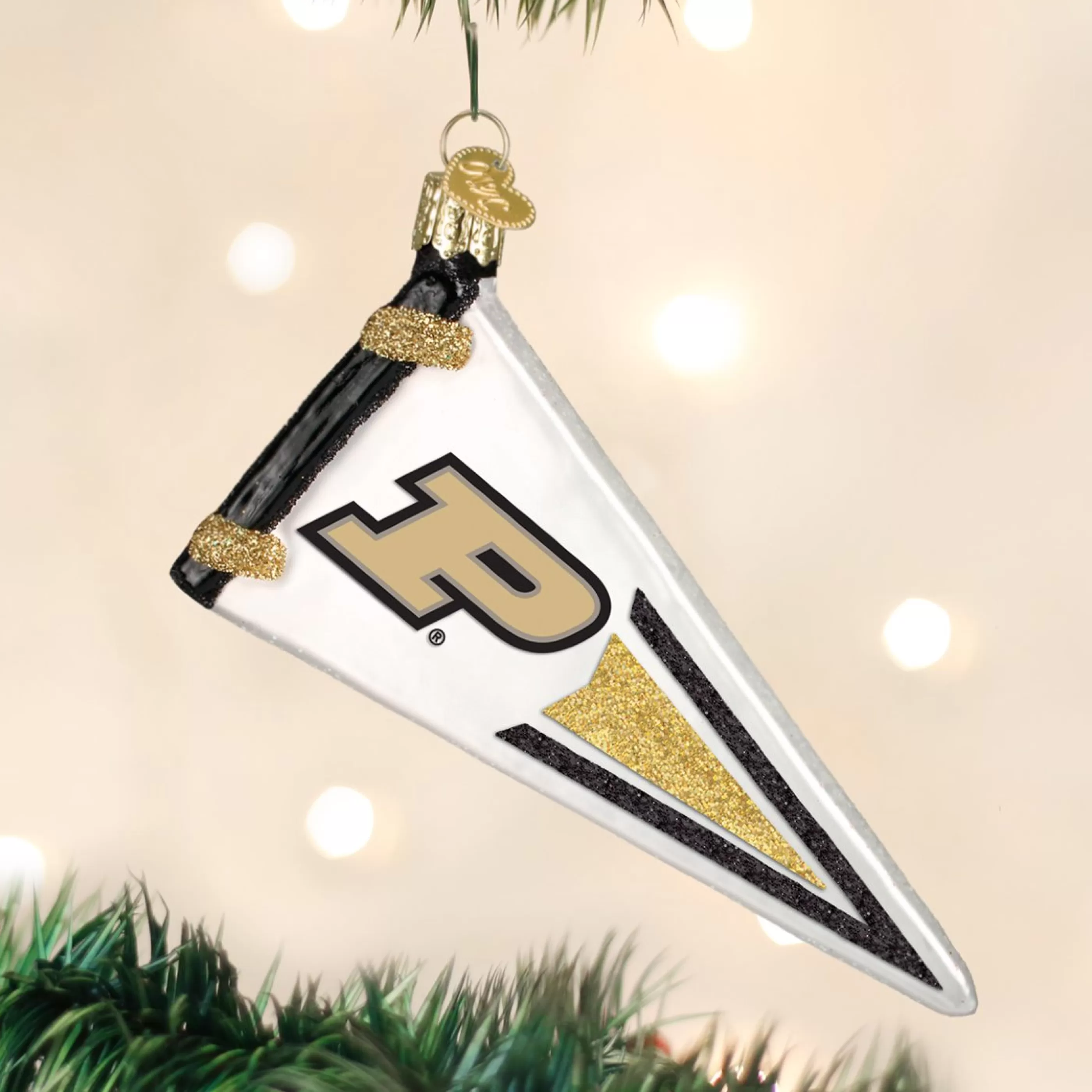 EAST WEST Purdue Pennant Ornament