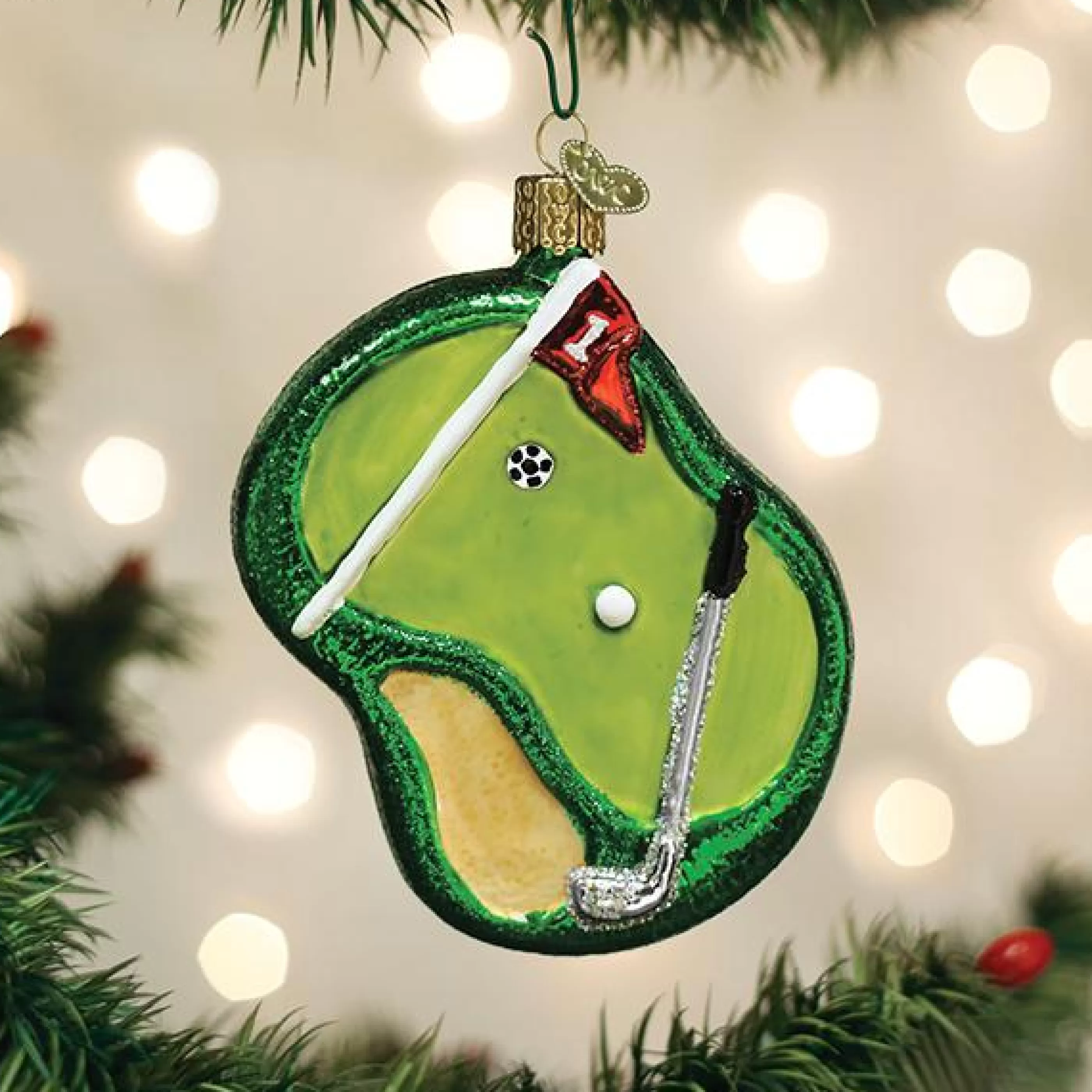 EAST WEST Putting Green Ornament