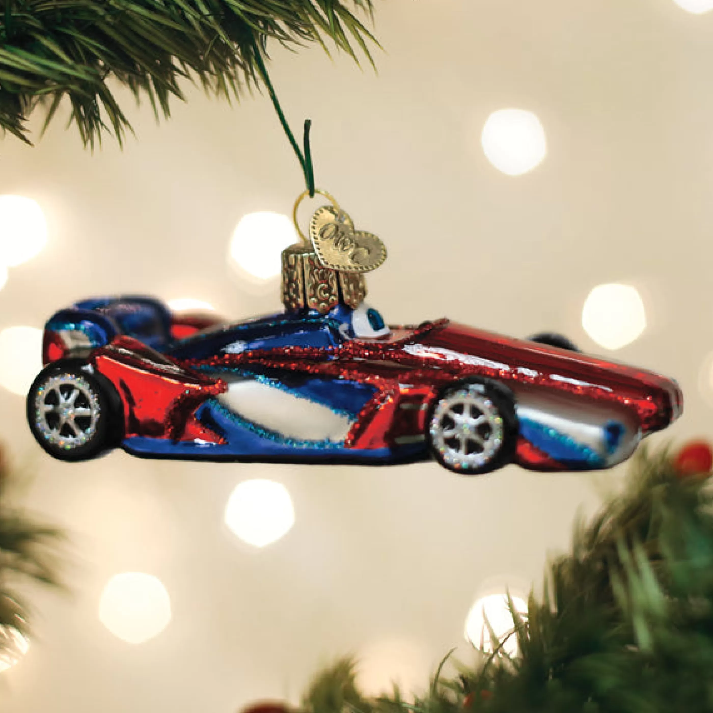 EAST WEST Racing Car Ornament