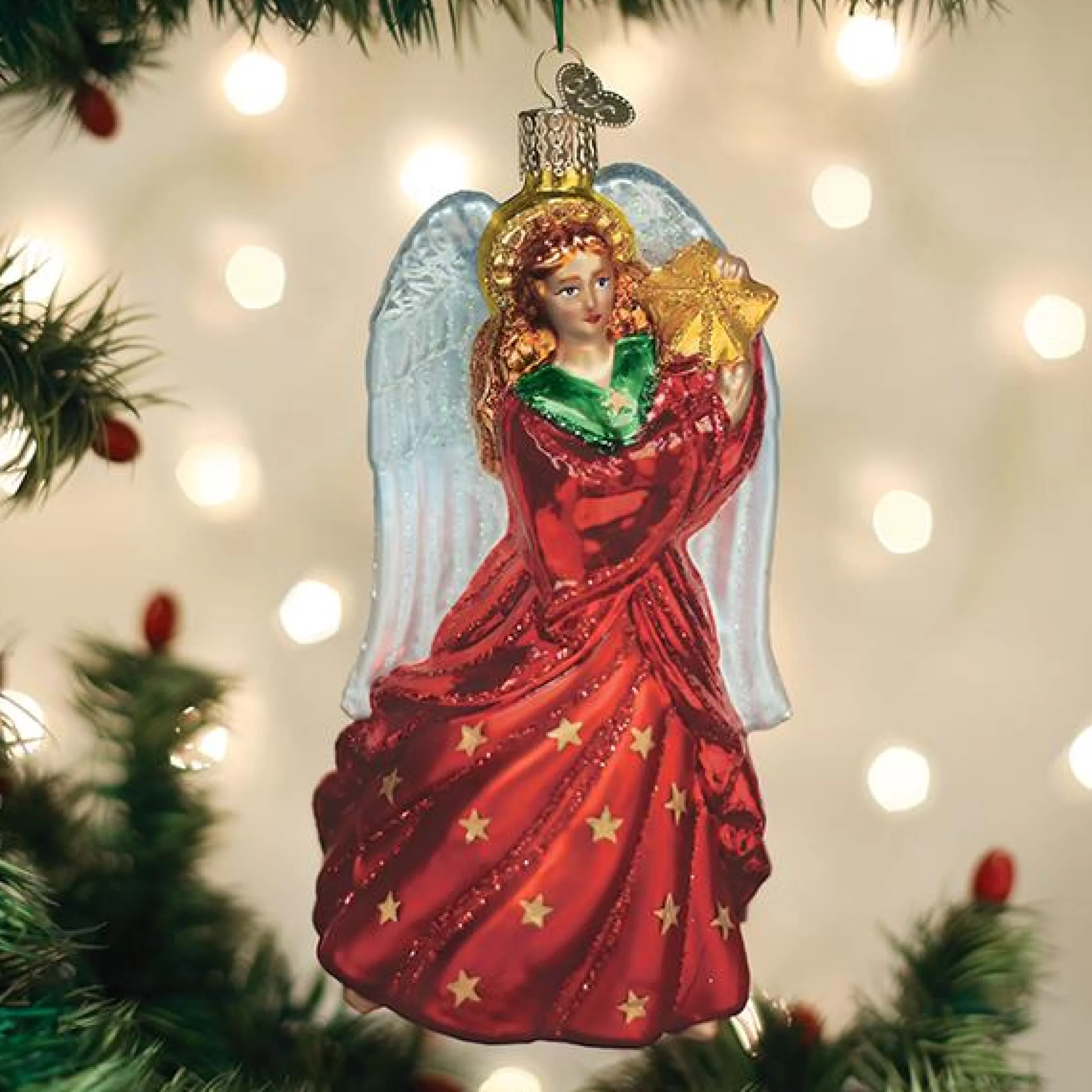 EAST WEST Radiant Angel Ornament