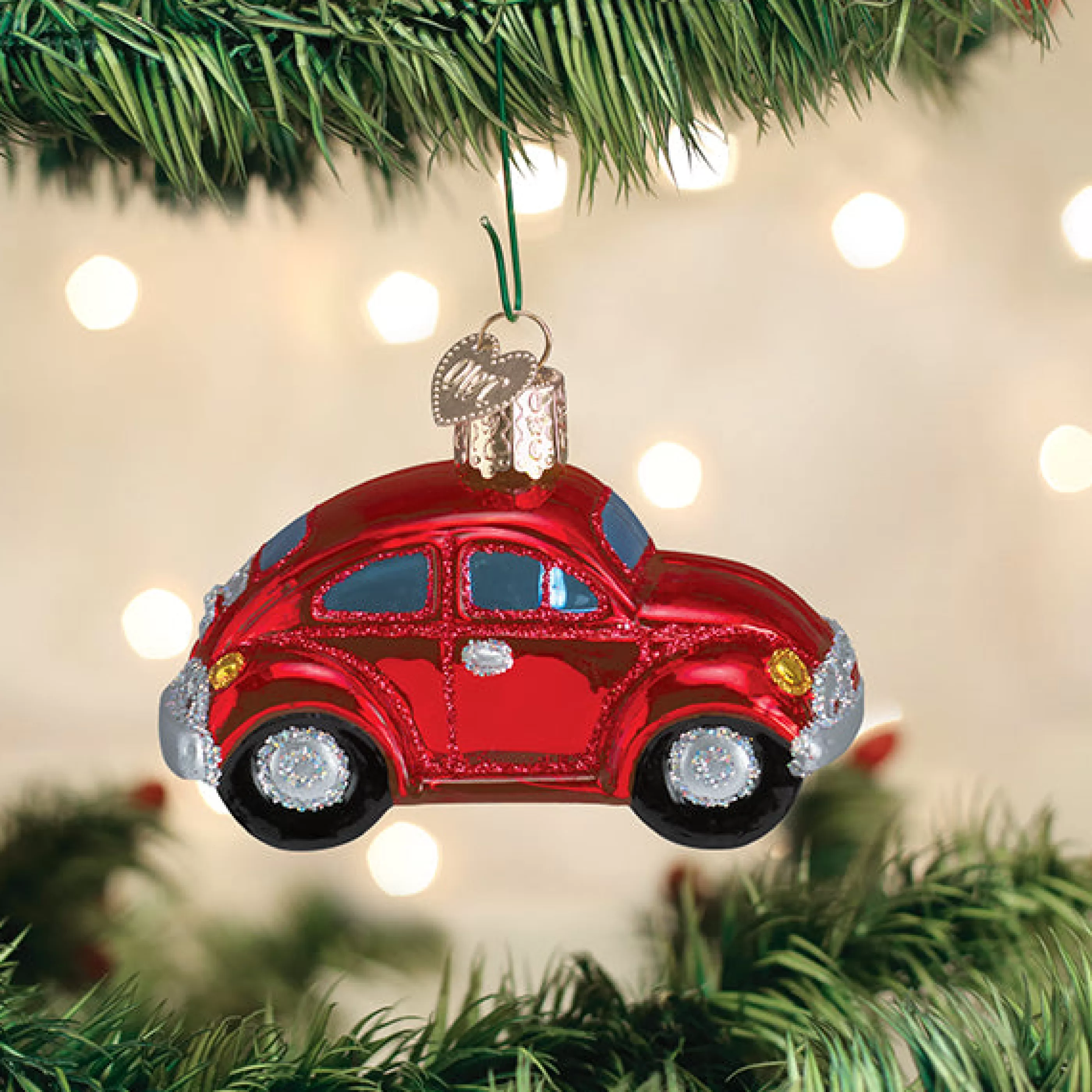 Kasa World Ltd Red Buggy Ornament