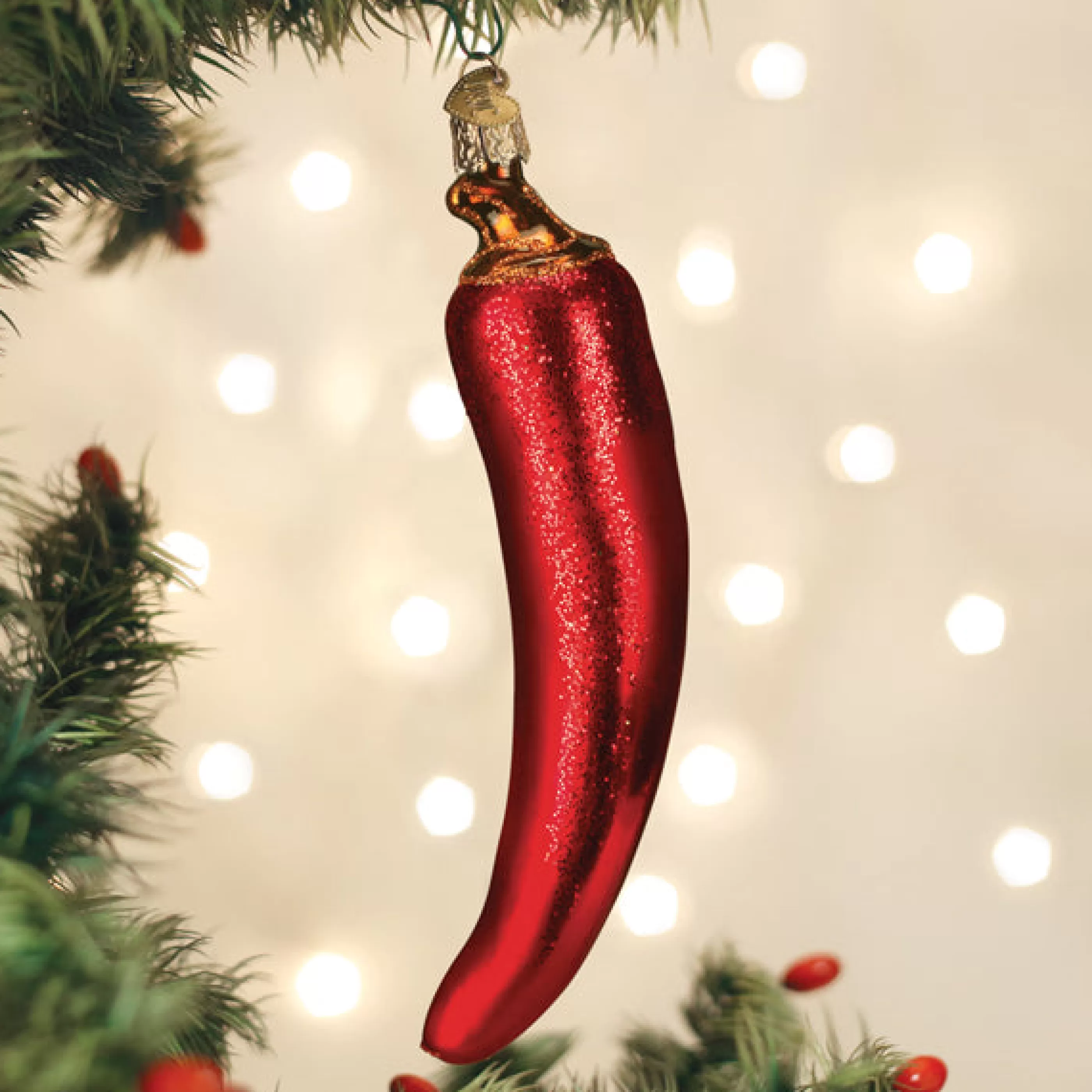 Kasa World Ltd Red Chili Pepper Ornament