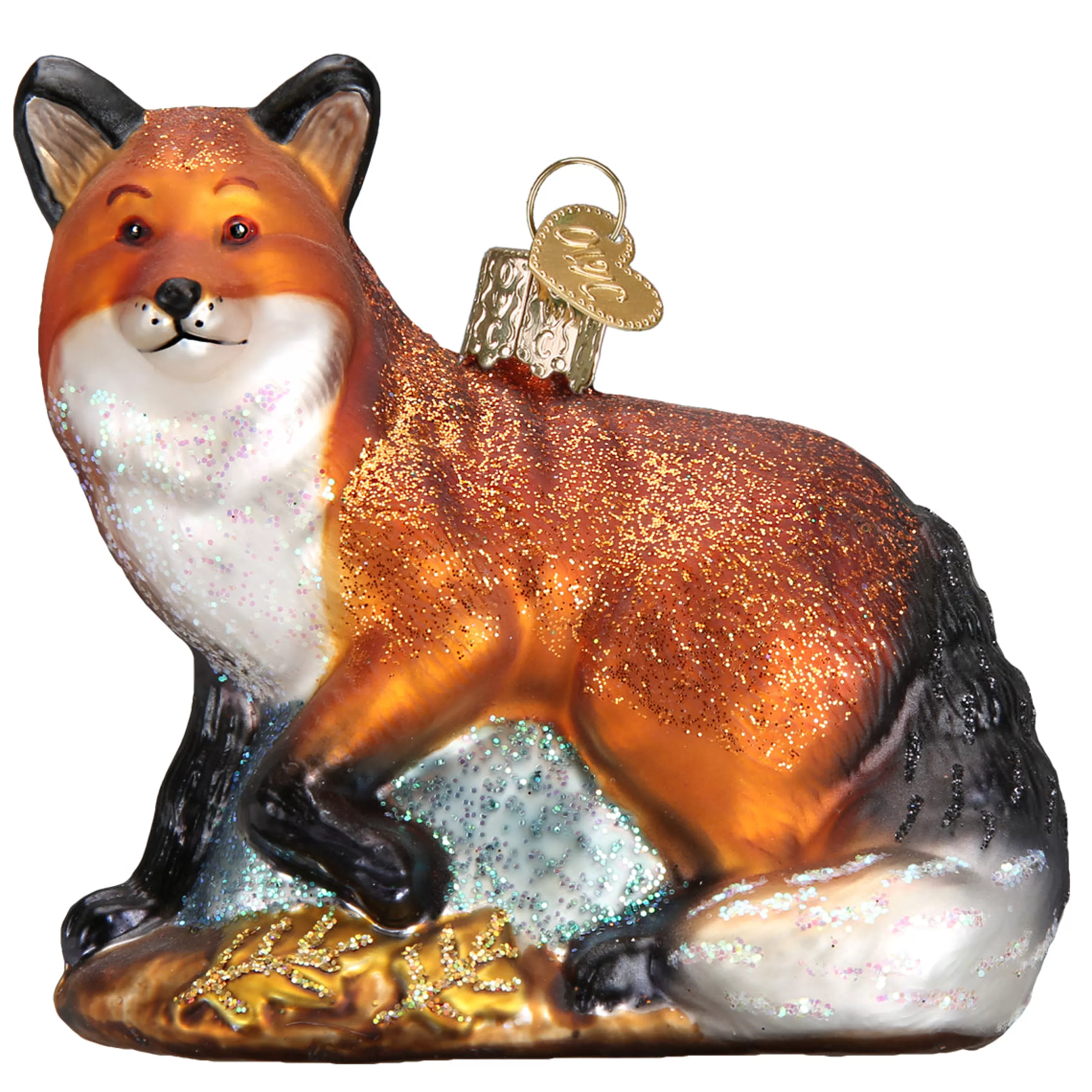 EAST WEST Red Fox Ornament