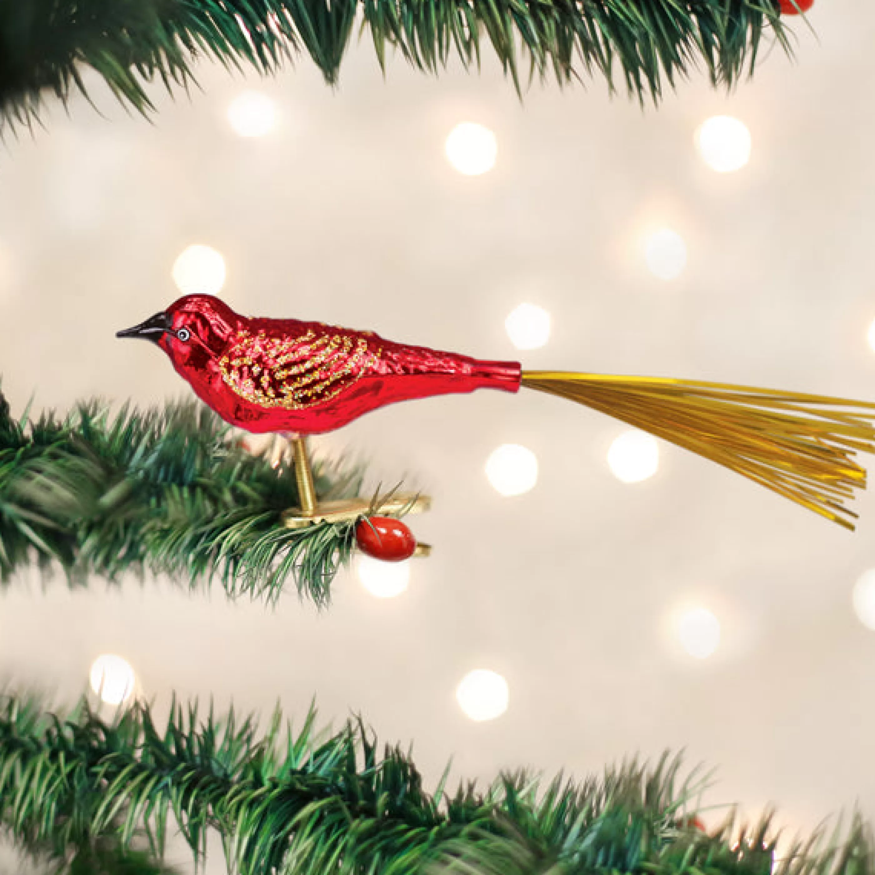 Kasa World Ltd Red Lovebird Ornament