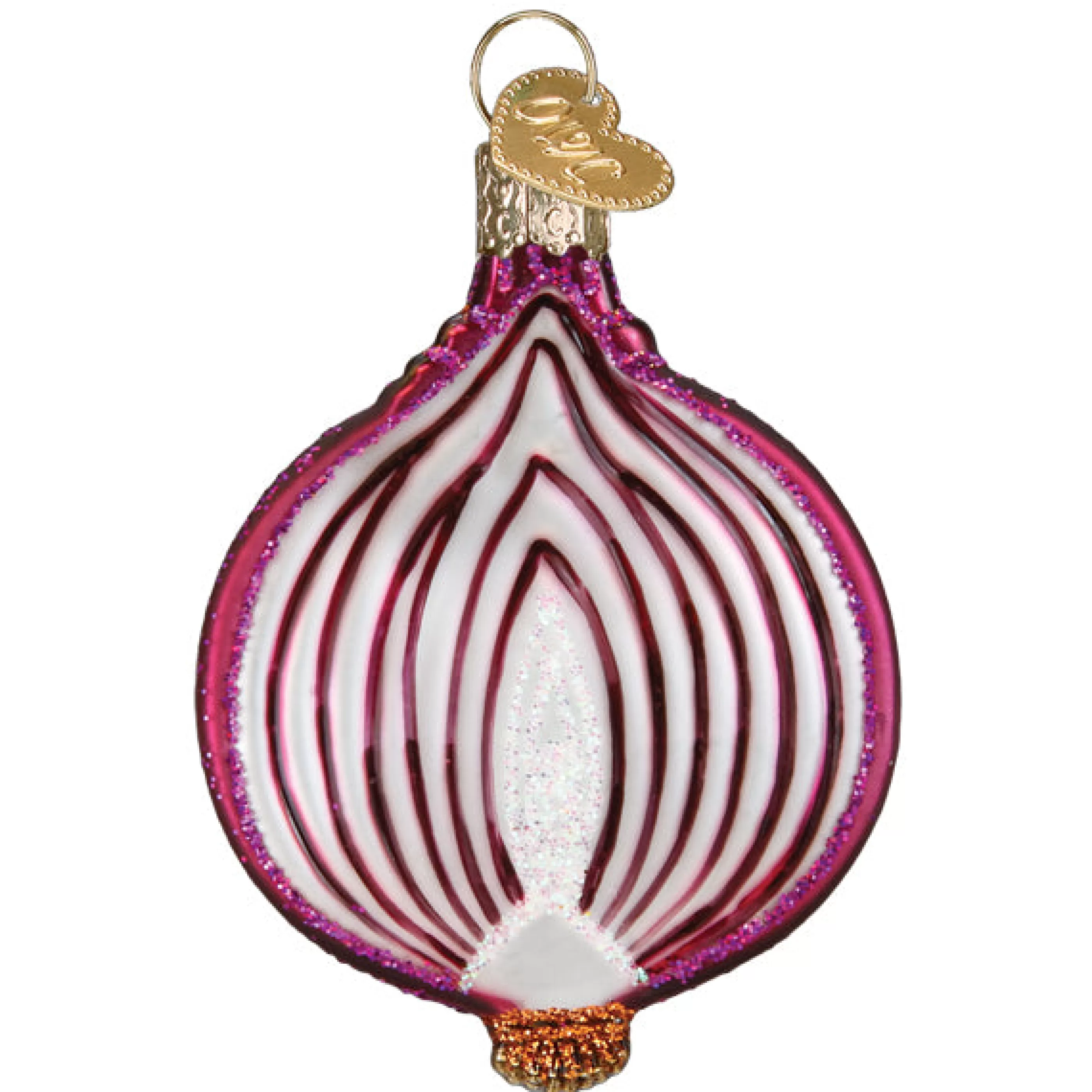 EAST WEST Red Onion Ornament