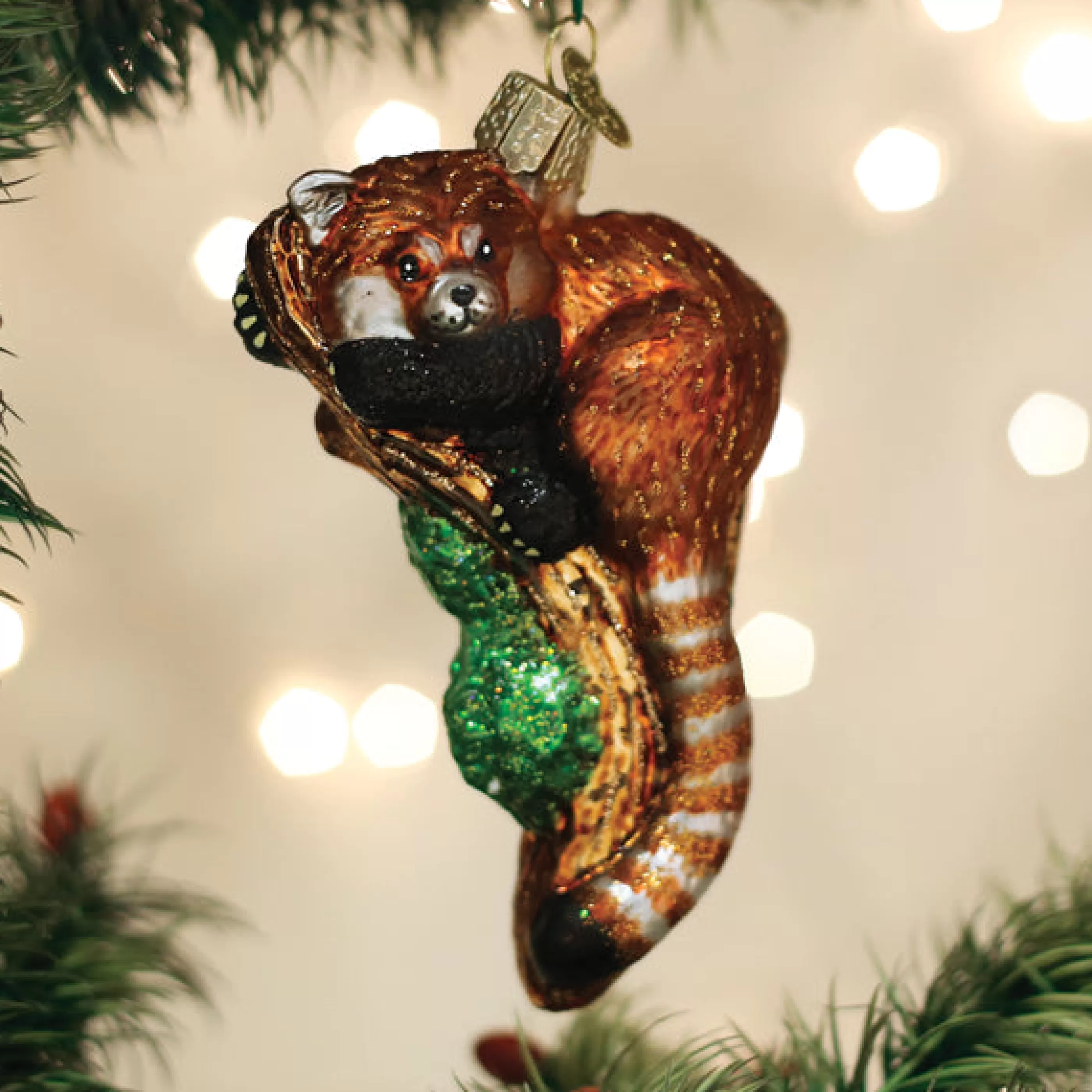 EAST WEST Red Panda Ornament