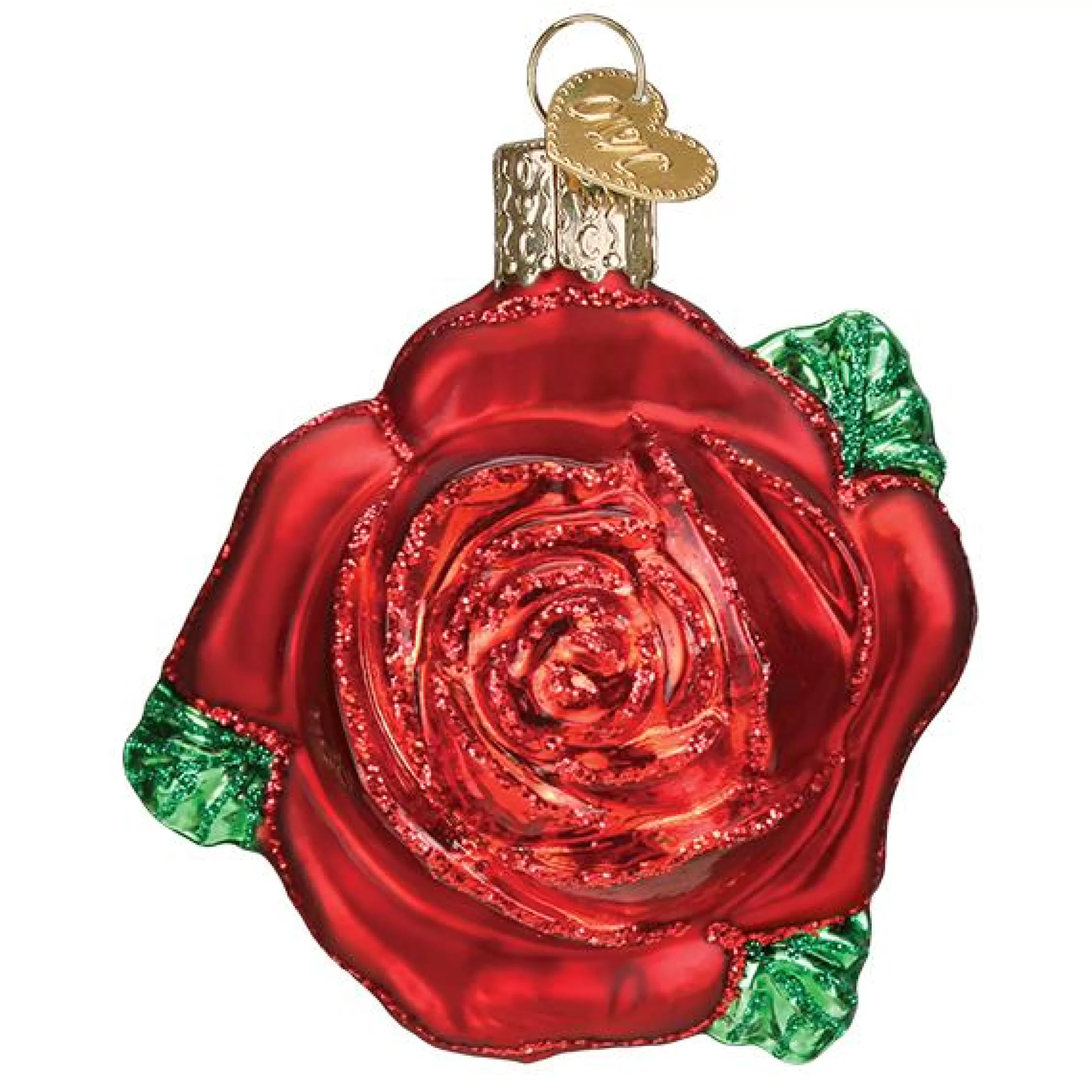 Kasa World Ltd Red Rose Ornament