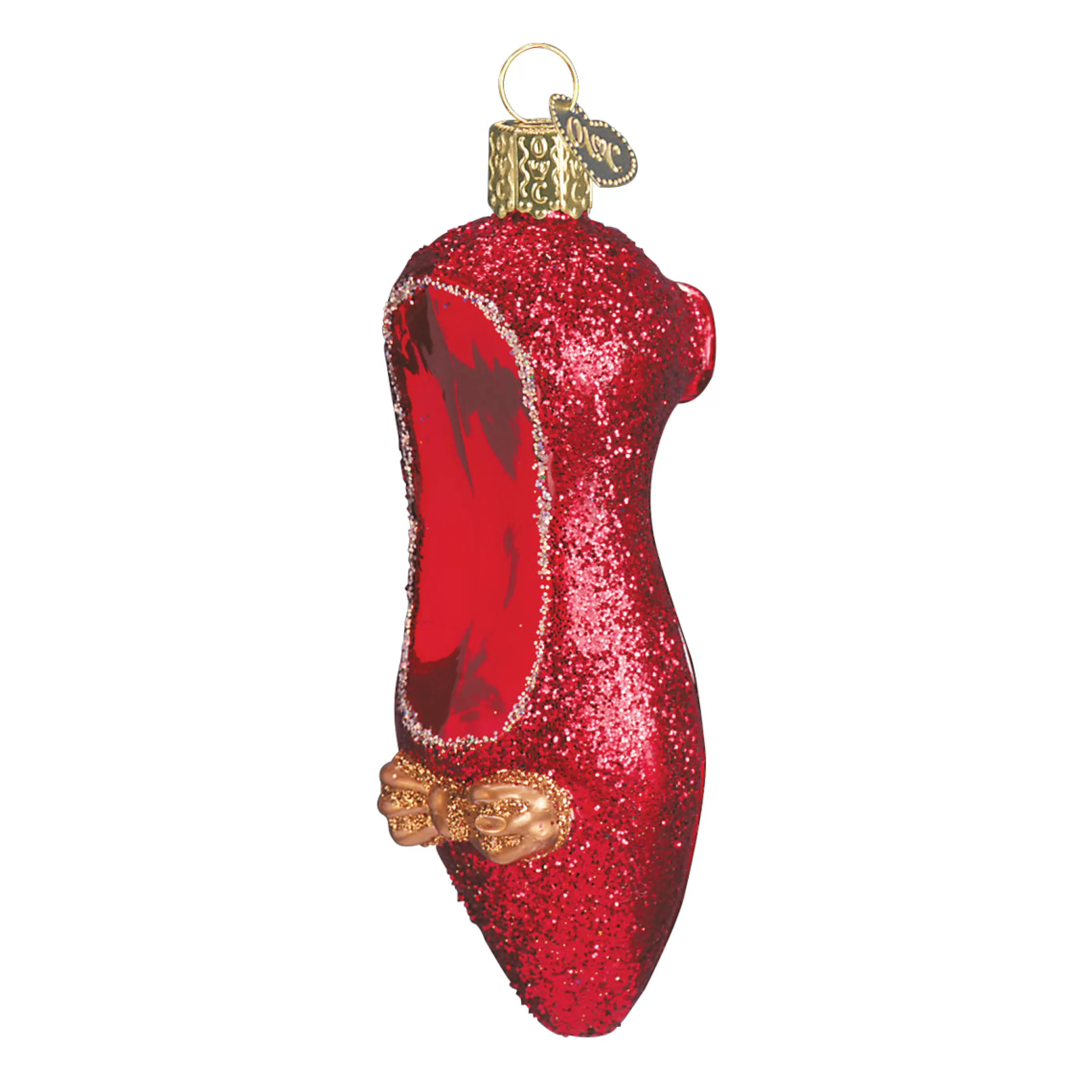 EAST WEST Red Slipper Ornament