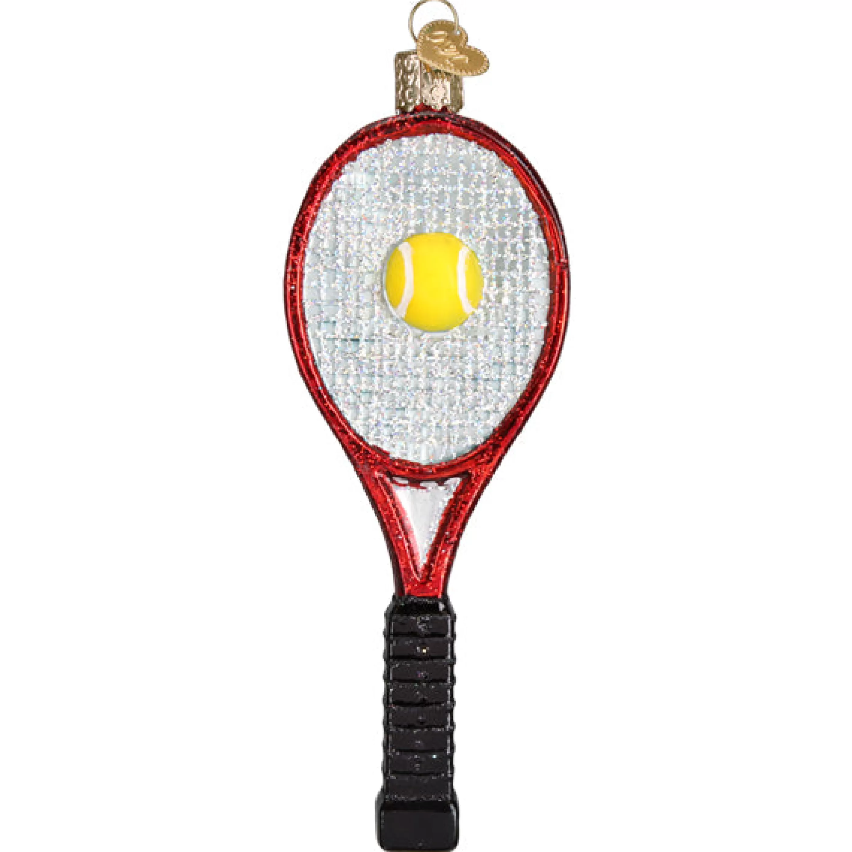 Kasa World Ltd Red Tennis Racquet Ornament