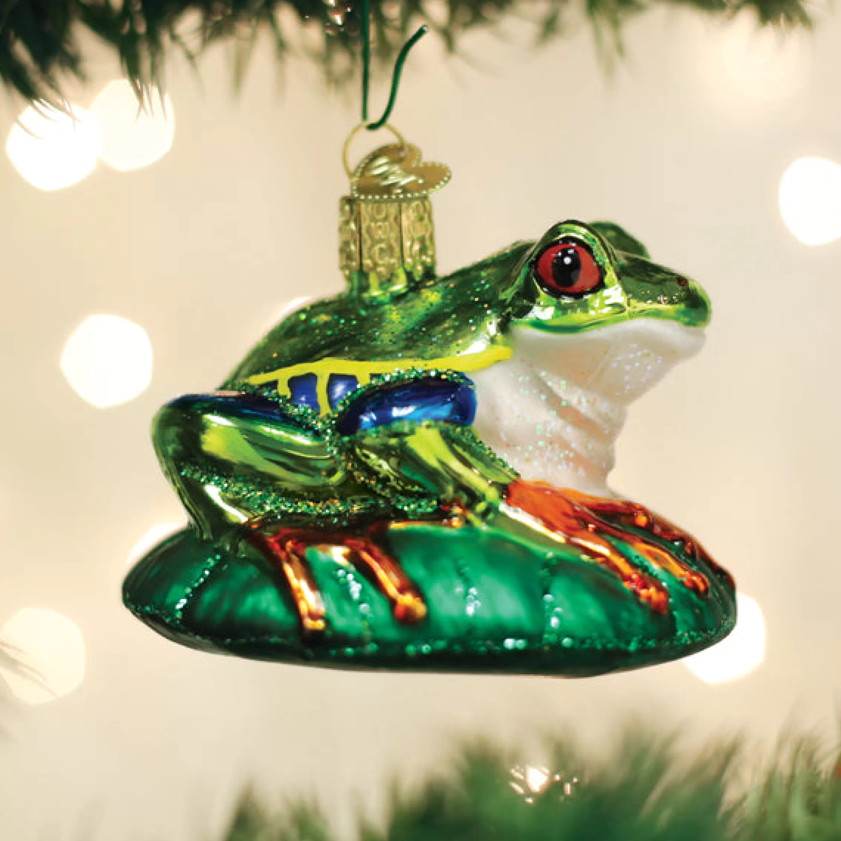 Kasa World Ltd Red-Eyed Tree Frog Ornament