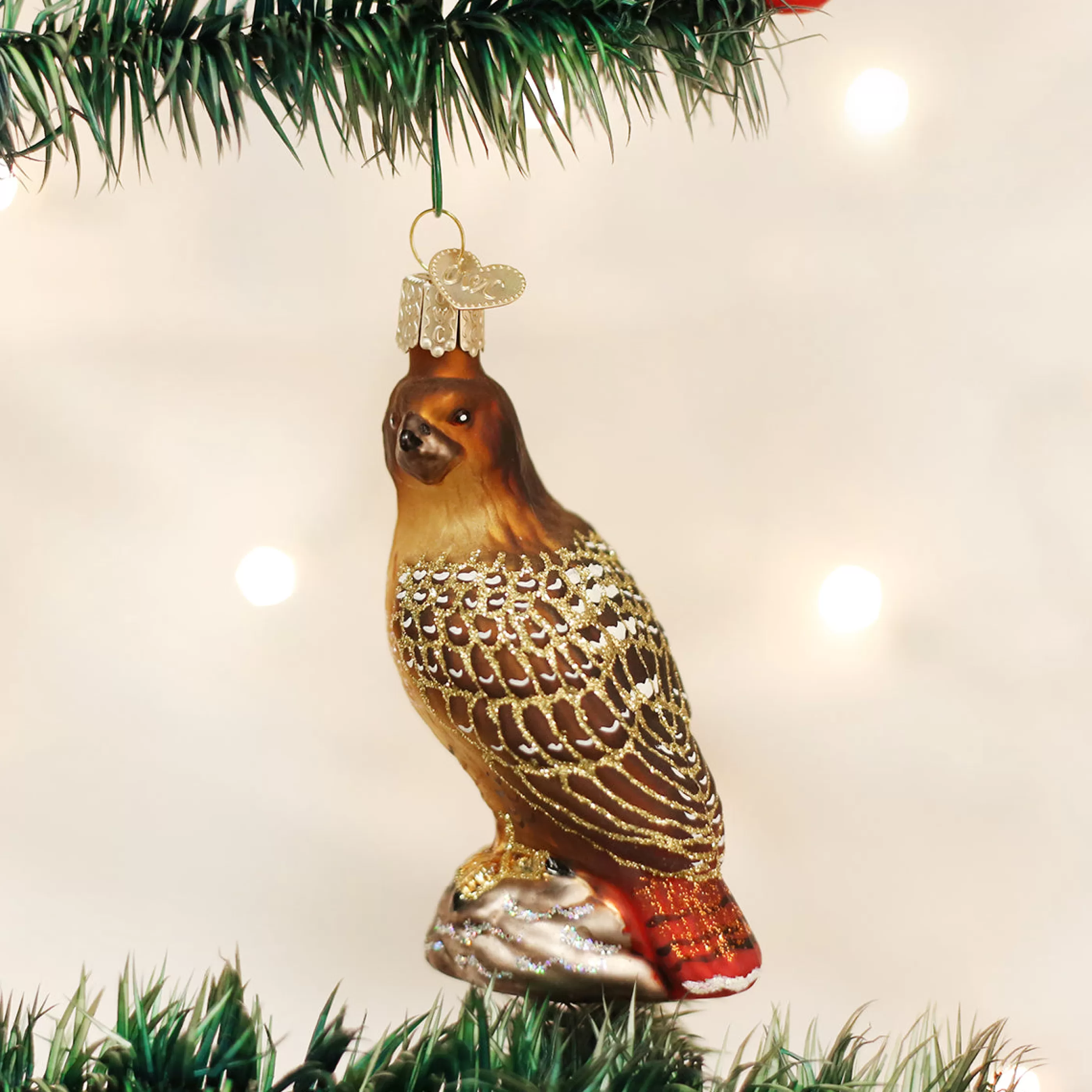 Kasa World Ltd Red-Tailed Hawk Ornament