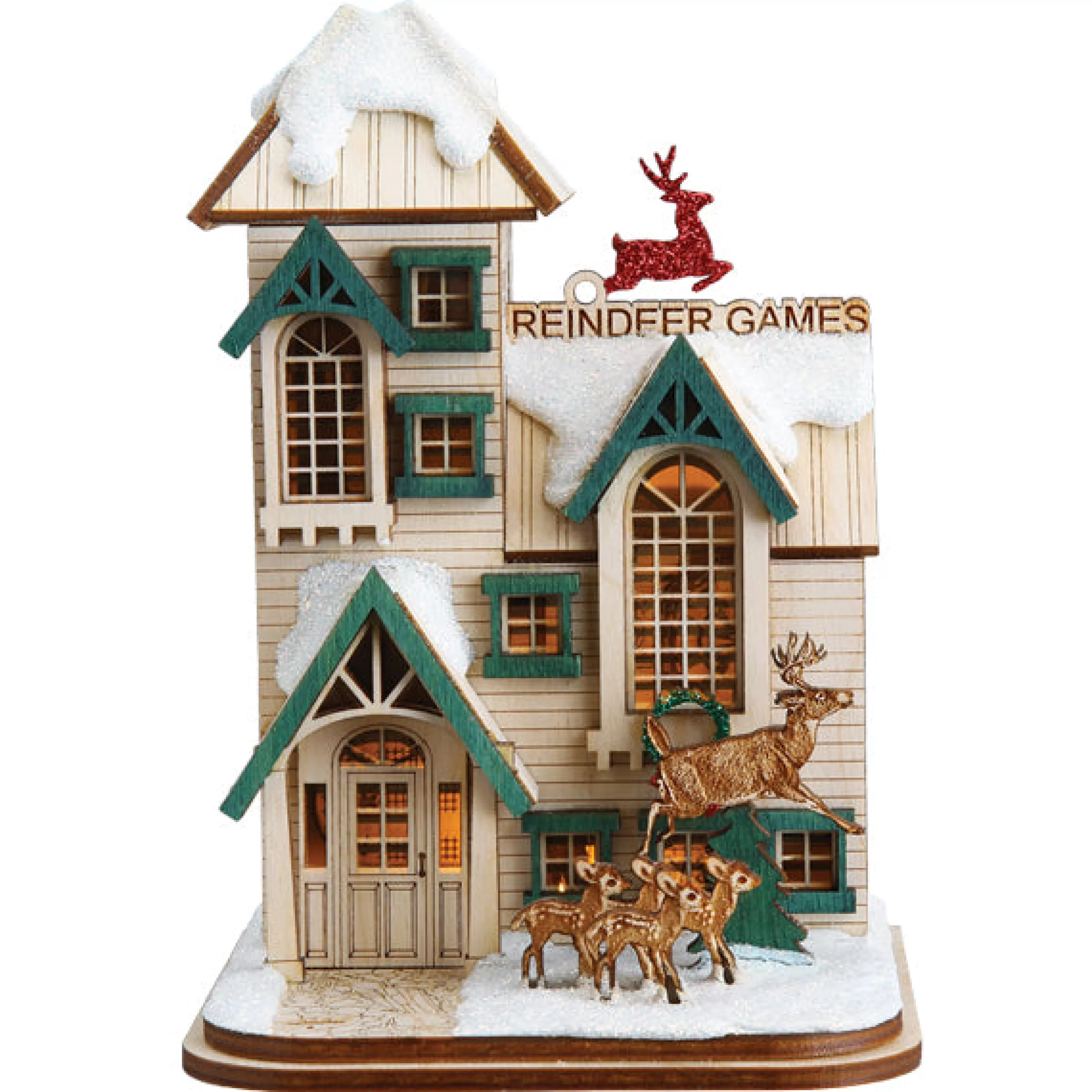 EAST WEST Reindeer Games Ornament