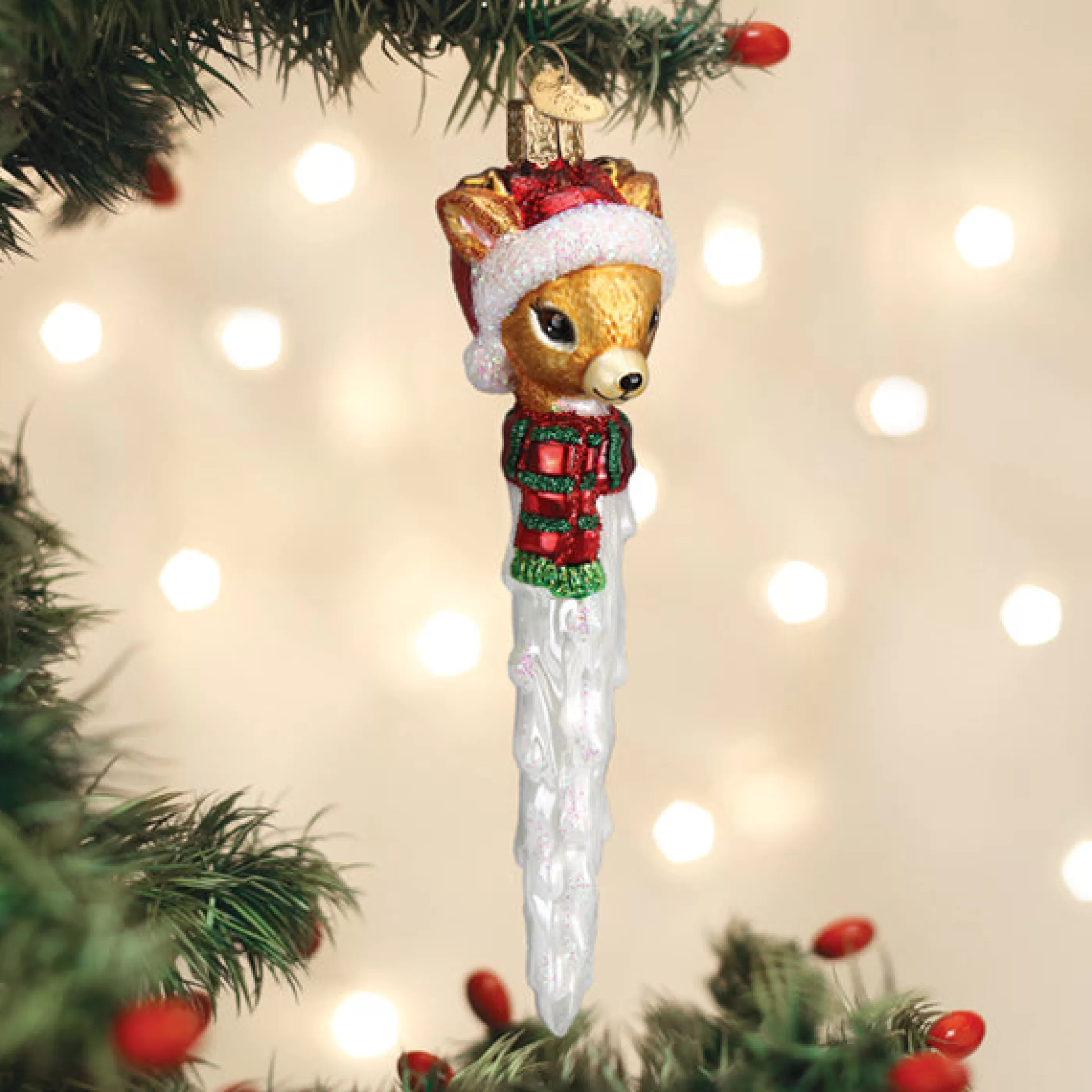 Kasa World Ltd Reindeer Icicle Ornament