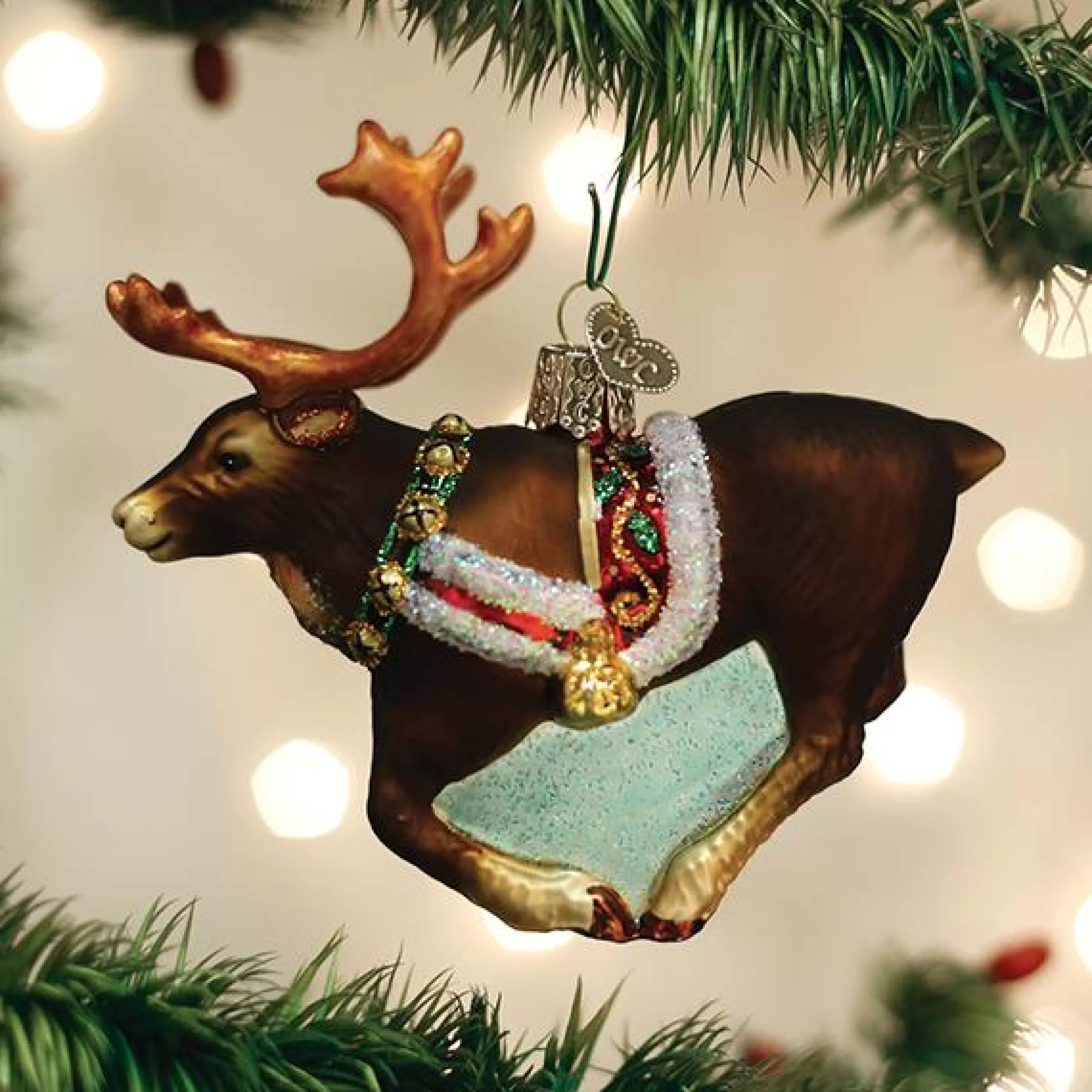 EAST WEST Reindeer Ornament